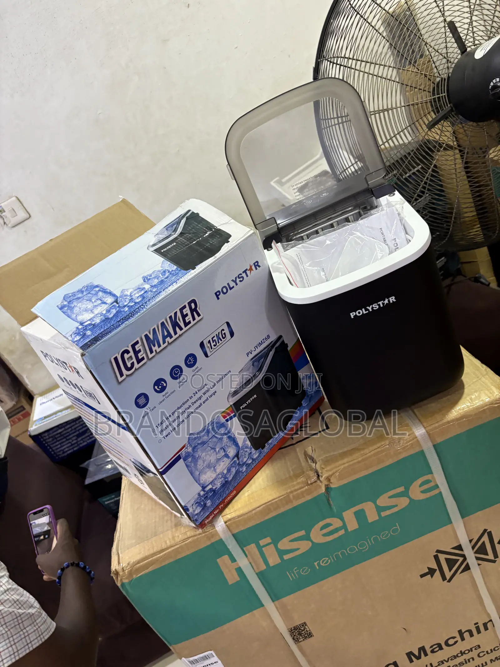 Polystar 15KG Ice Maker PV-JYIMZ6B