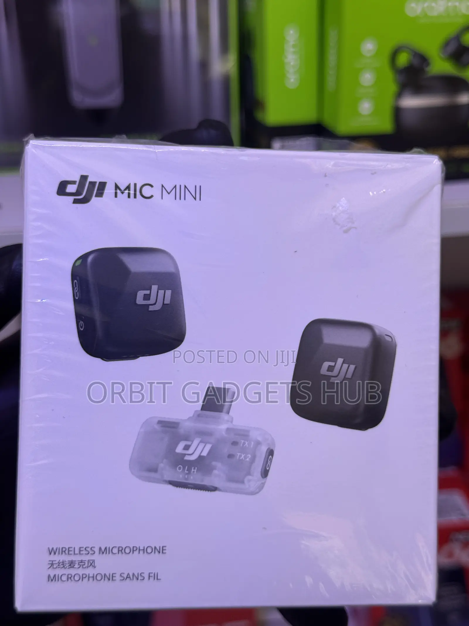 DJI Mic Mini Wireless Mic 2TX + 1RX | Noise Cancelling | 400m Range