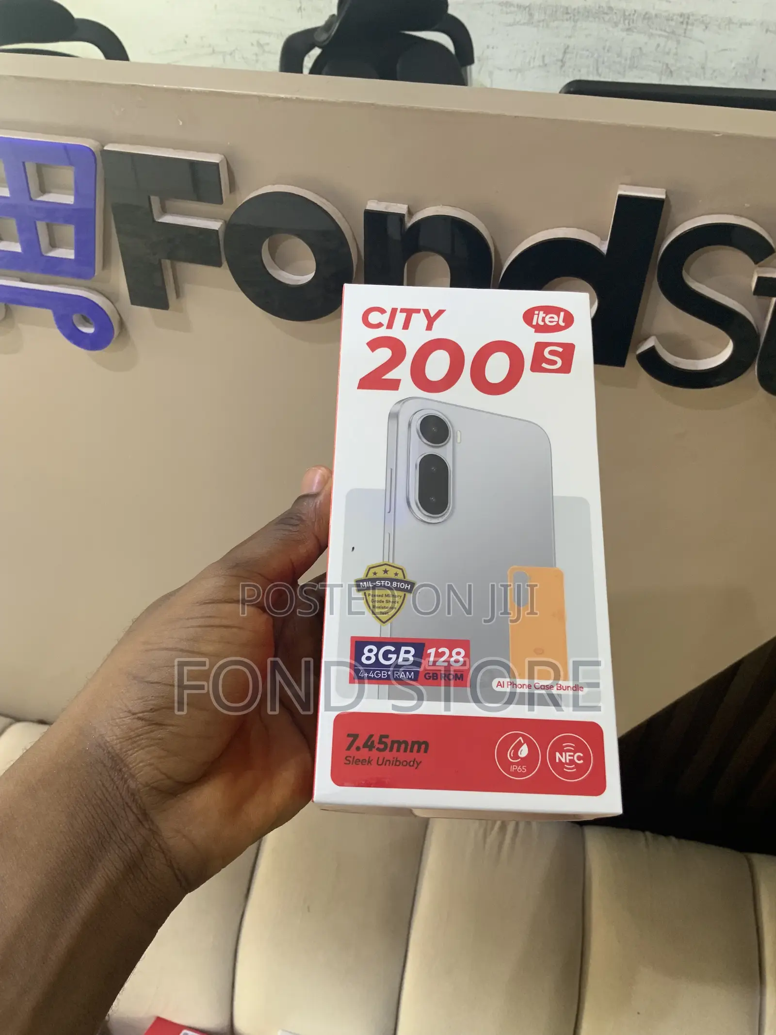 New Itel City 200 128 GB Gray