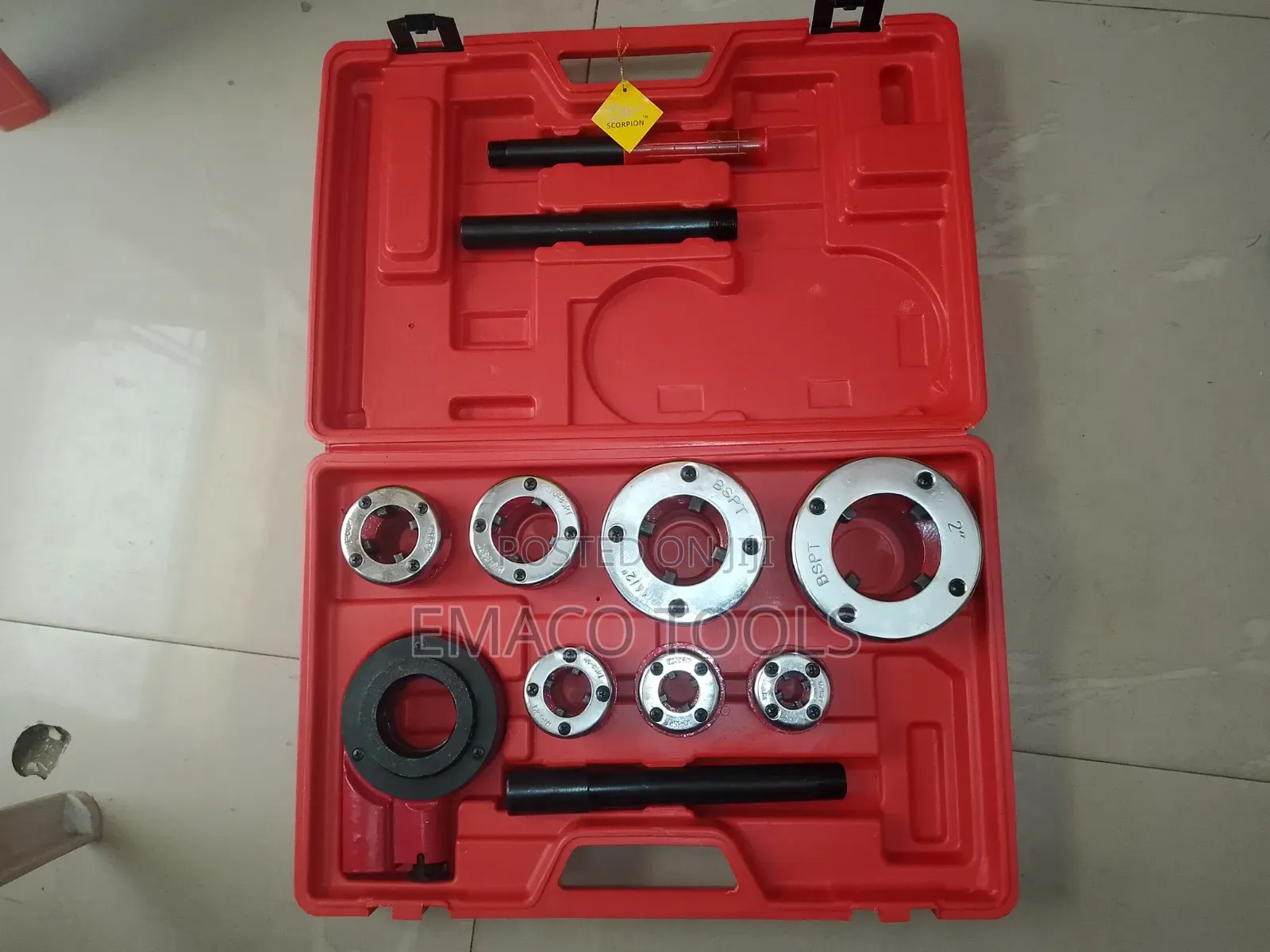 Manual Ratchet Pipe Threader Kit