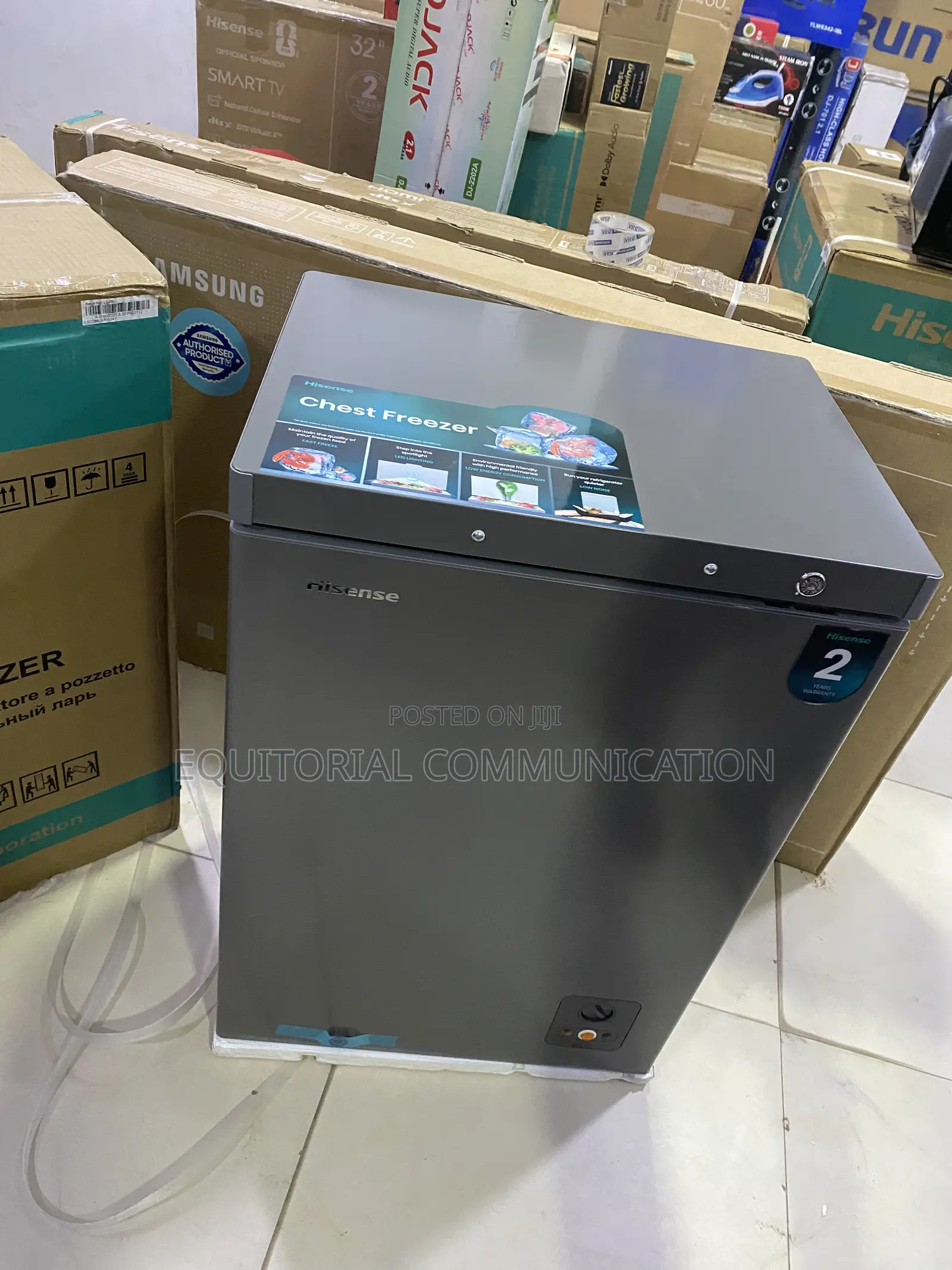 Hisense FC130SH Space-Saving Chest Freezer 97L