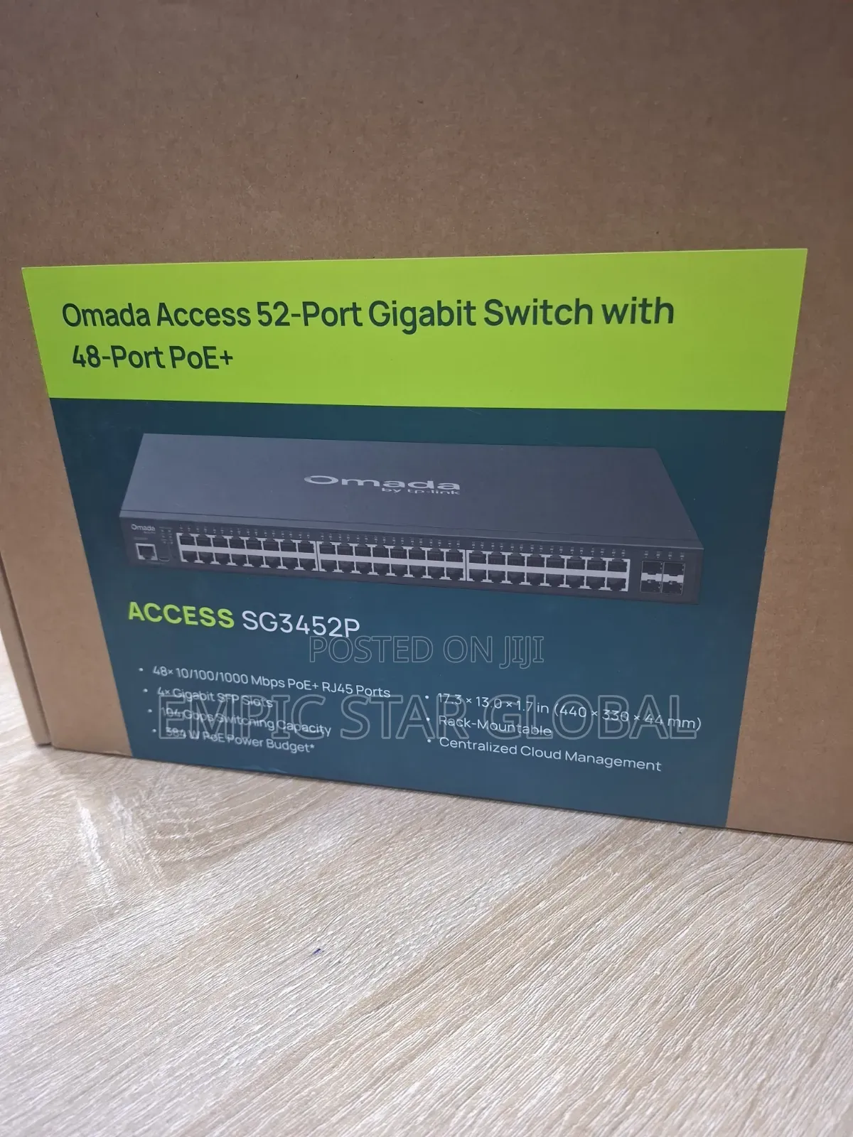 TP-Link 48port Gigabit Poe Switch TL-SG3452P