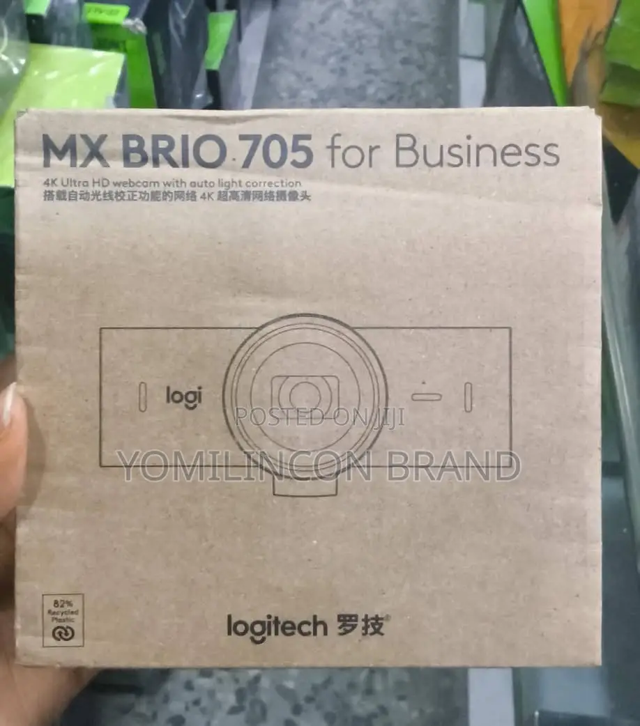 Logitech MX Brio 705 for Business 4K Webcam - Graphite