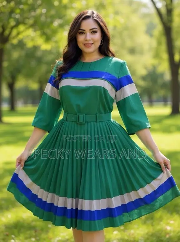 Classic Pleated Dress