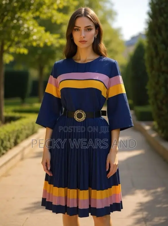 Classic Pleated Dress