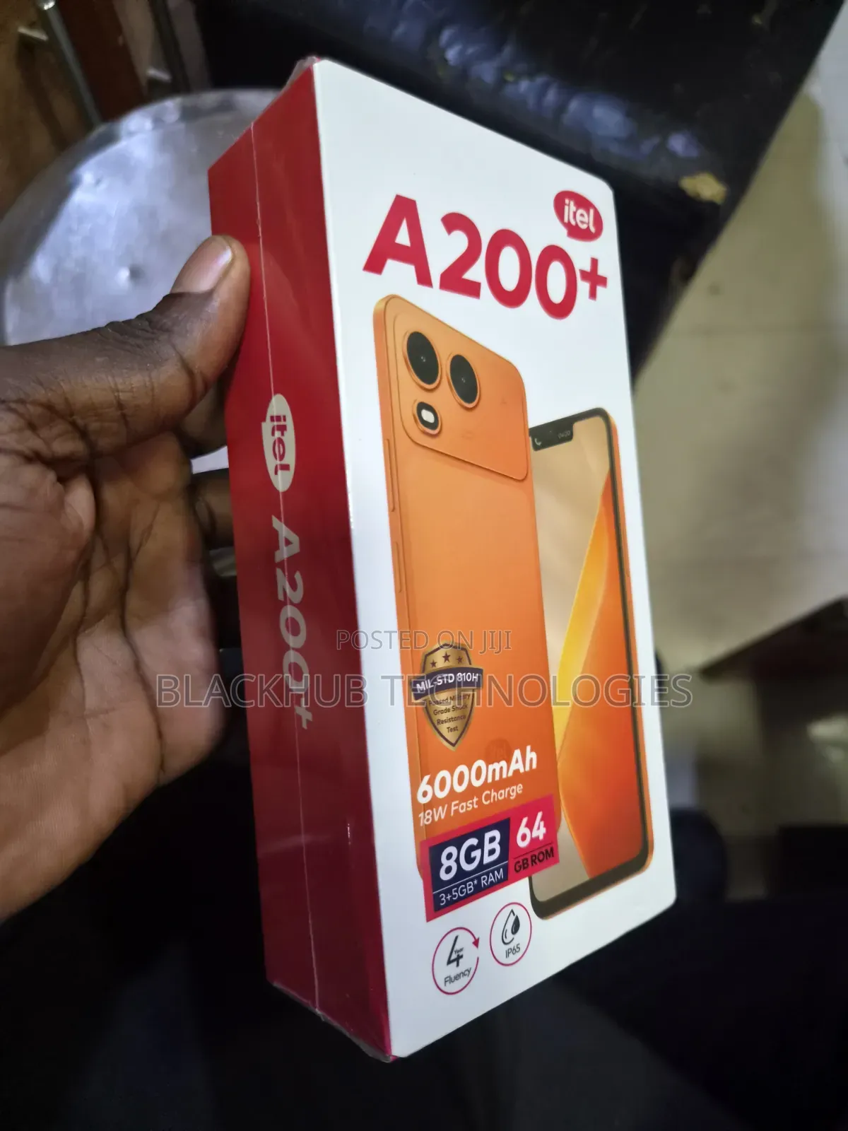 New Itel A200+ 64 GB Black