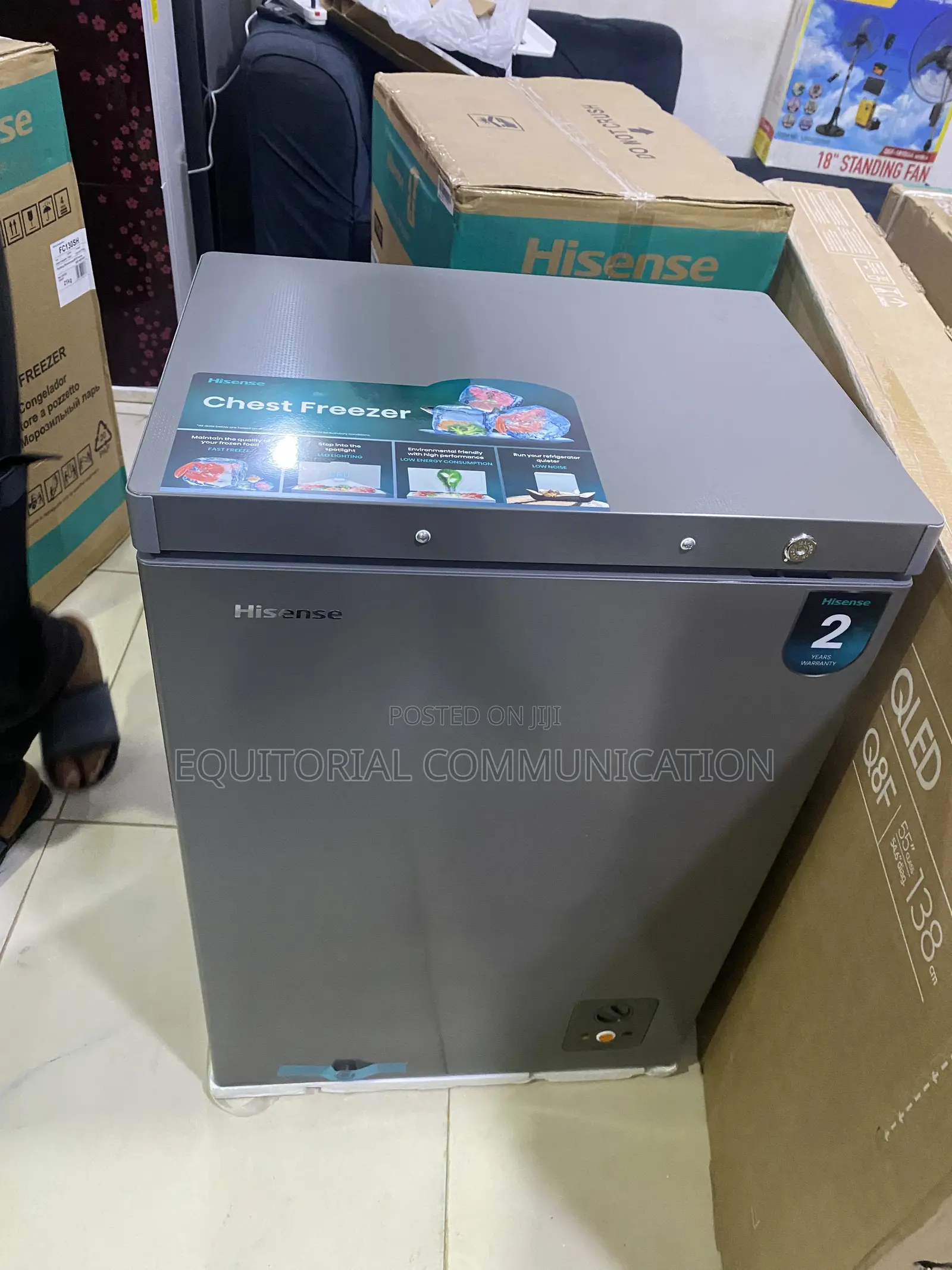 Hisense FC130SH 97L Chest Freezer for Bulk Food Storage