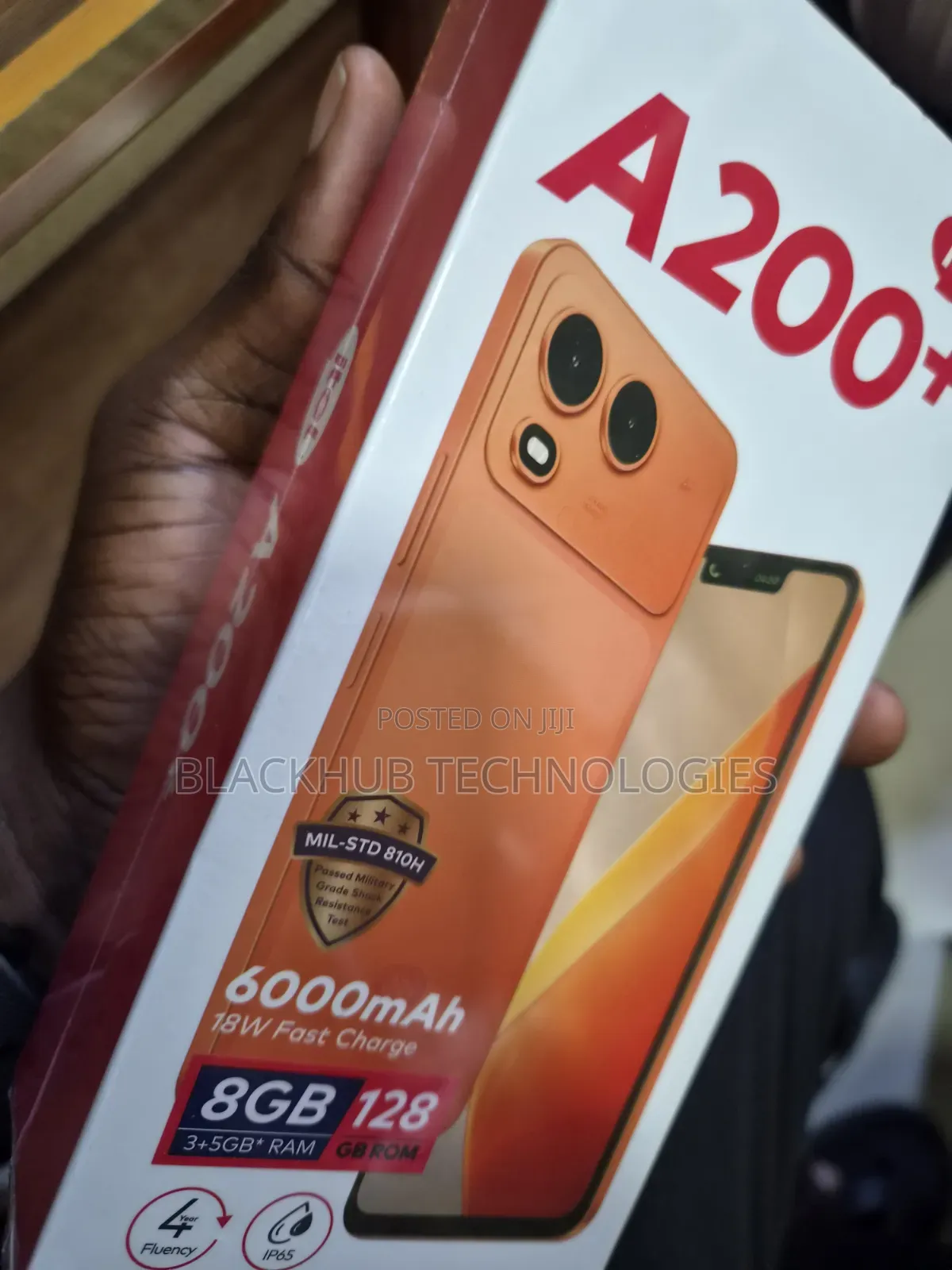 New Itel A200+ 128 GB White