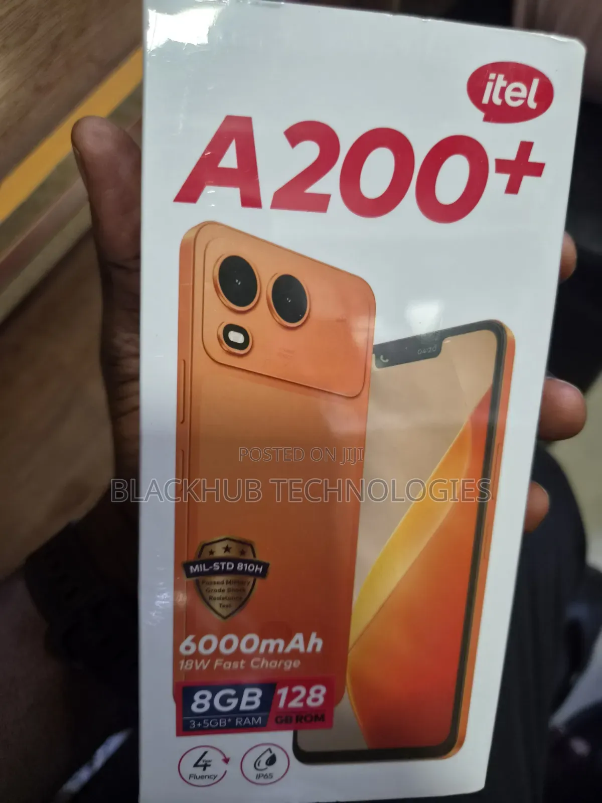 New Itel A200+ 128 GB White