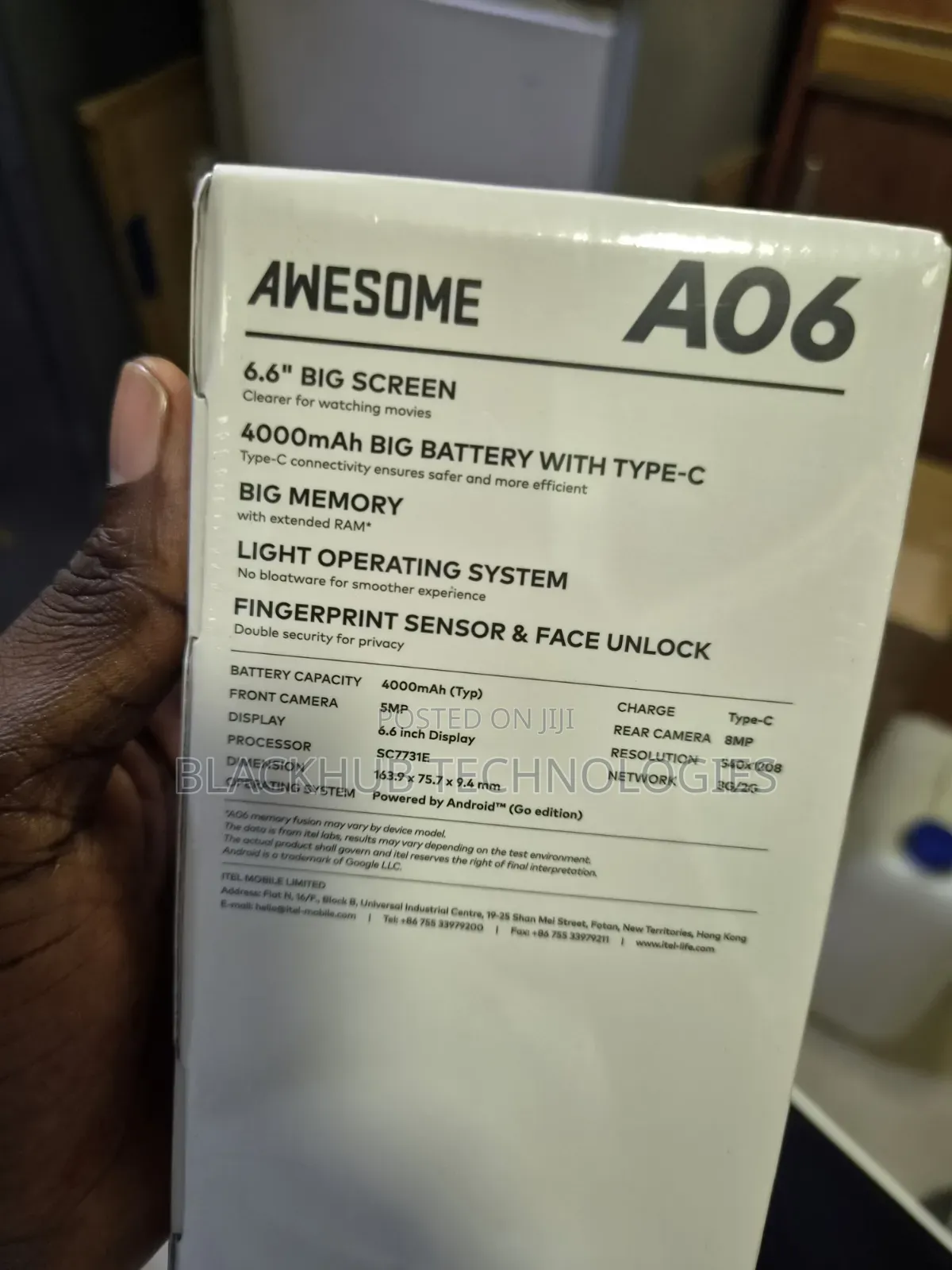 New Itel A06 32 GB Gold