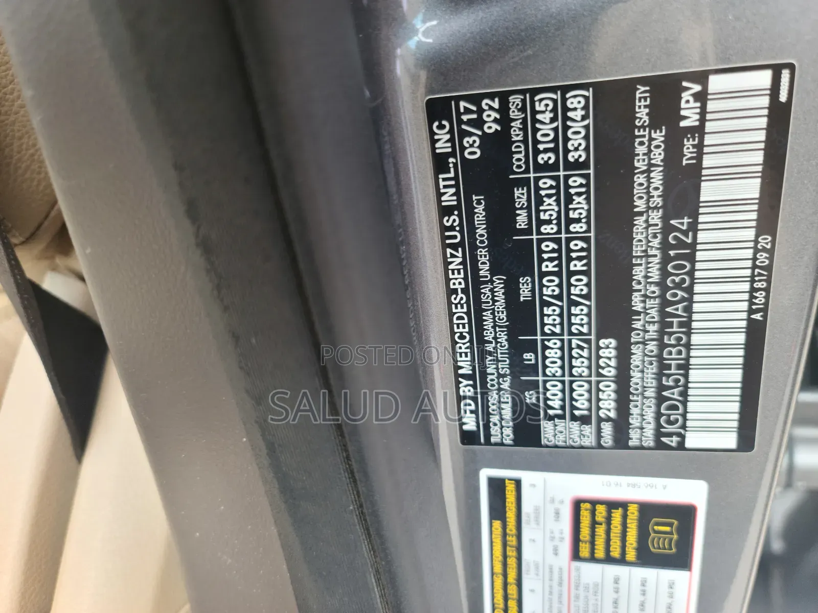 Mercedes-Benz GLE-Class GLE 350 2017 Gray