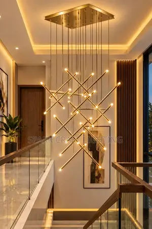 By 800mm Drop Lights for Stairs or High Roof Ceiling