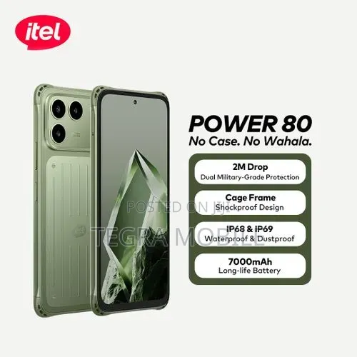 New Itel Power 80 128 GB Green