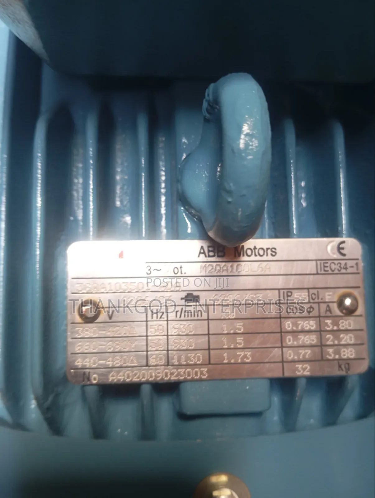 Electric Motor ABB 931RPM