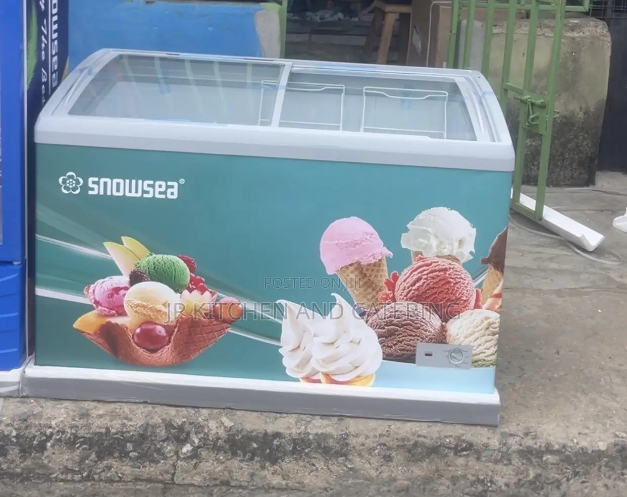 Snowsea Ice Cream Display Chest Freezer With Sliding Glass Top
