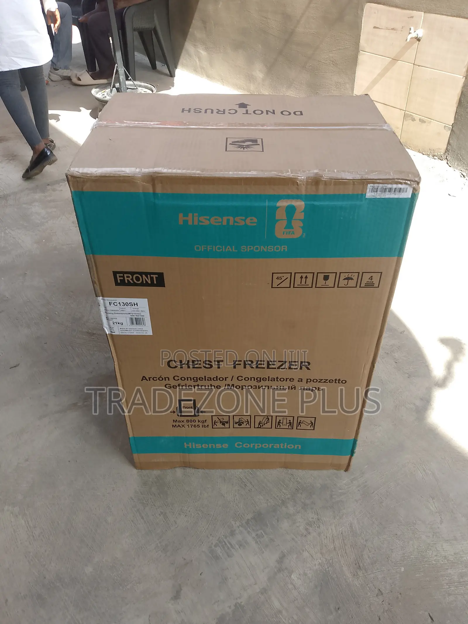 Hisense 97L Freezer for Homes and Small Businesses