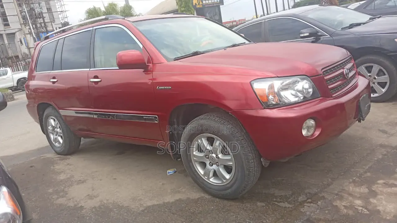 Toyota Highlander 2004 Red