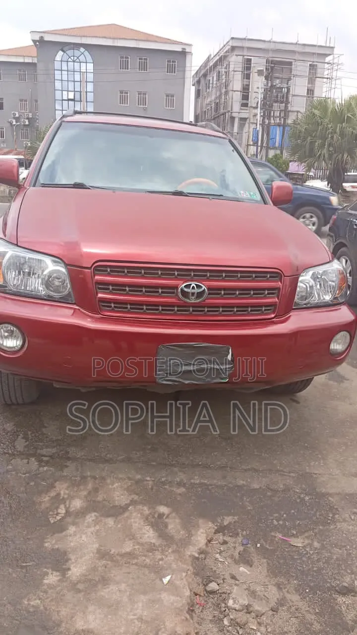 Toyota Highlander 2004 Red