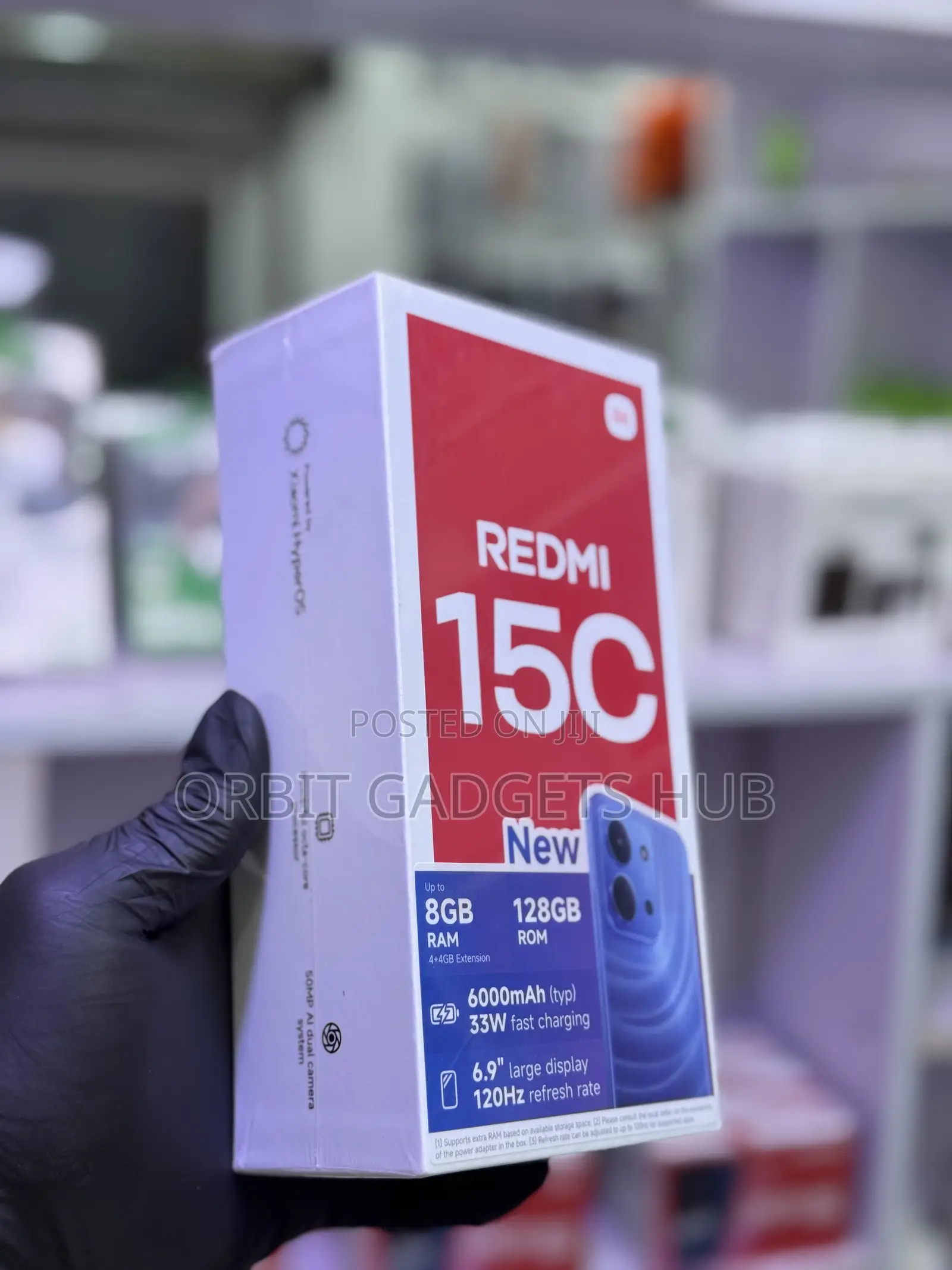 New Xiaomi Redmi 15C 4G 128 GB Red