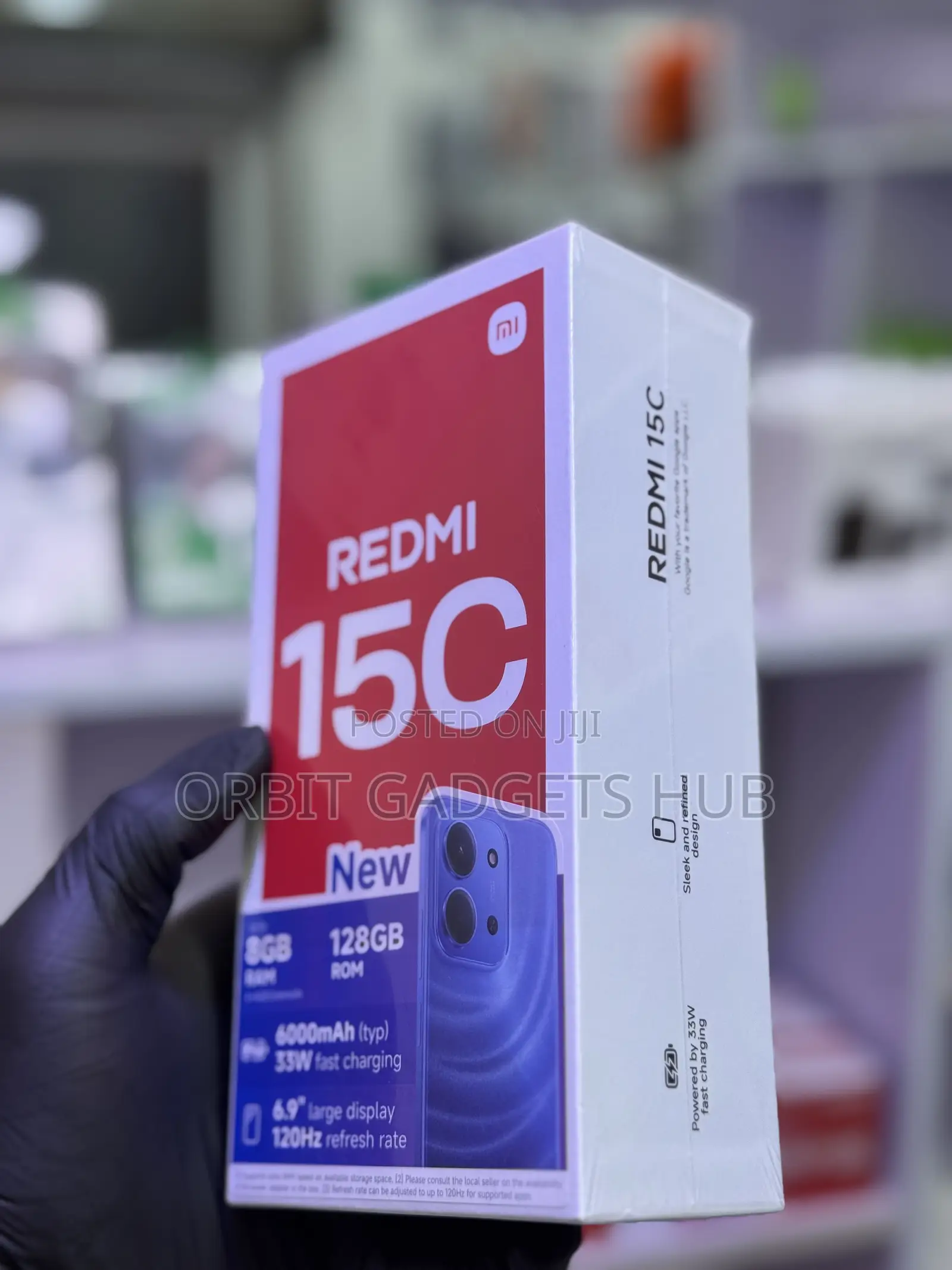 New Xiaomi Redmi 15C 4G 128 GB Red