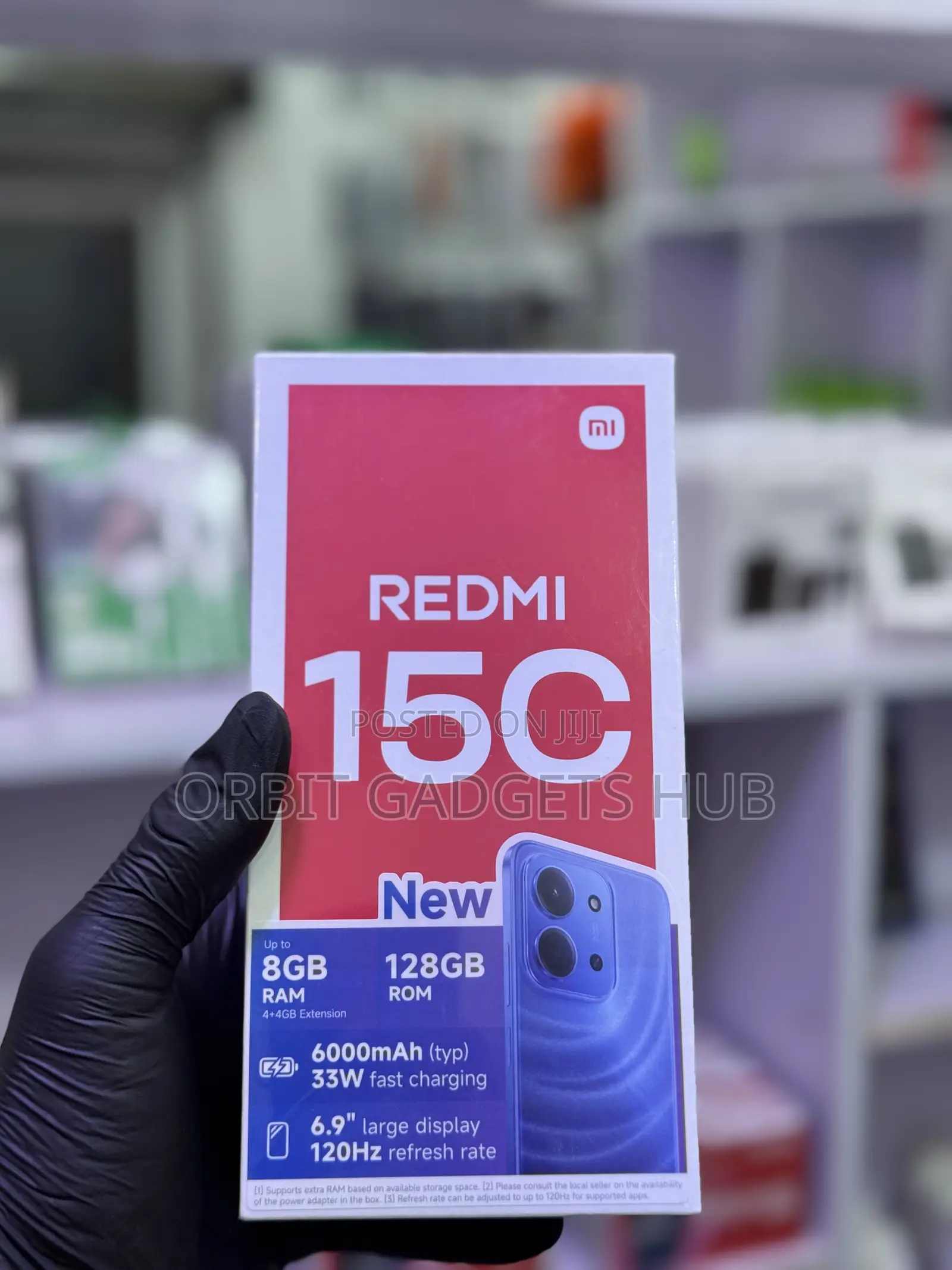 New Xiaomi Redmi 15C 4G 128 GB Red