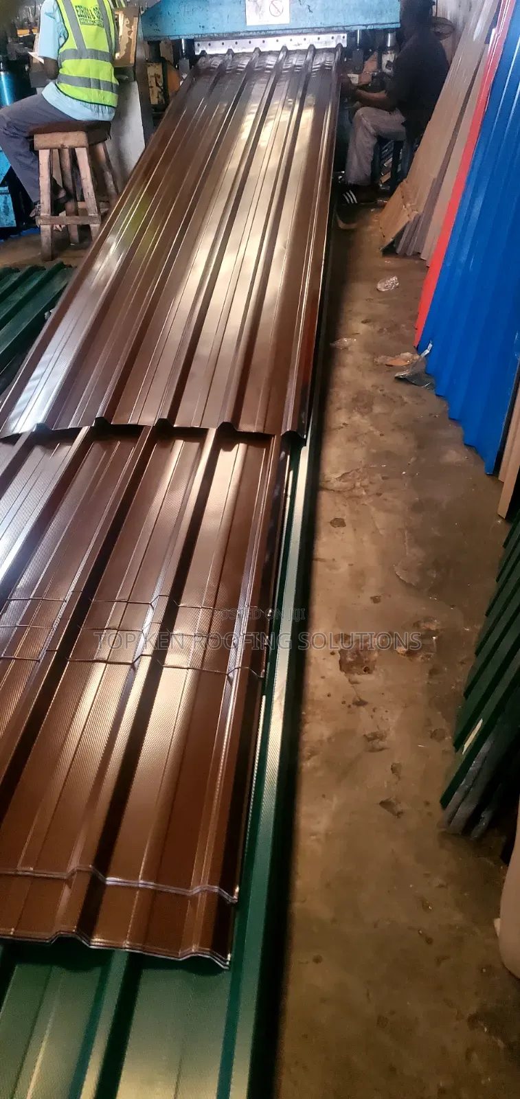 0.50mm Longspan Oven Baked Nut Brown