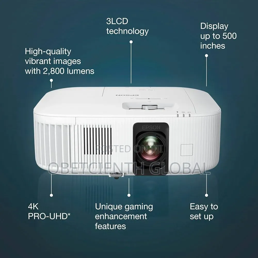 Epson Home Cinema 2350, 2800lumens Compact 4K PRO-UHD Smart Projector.