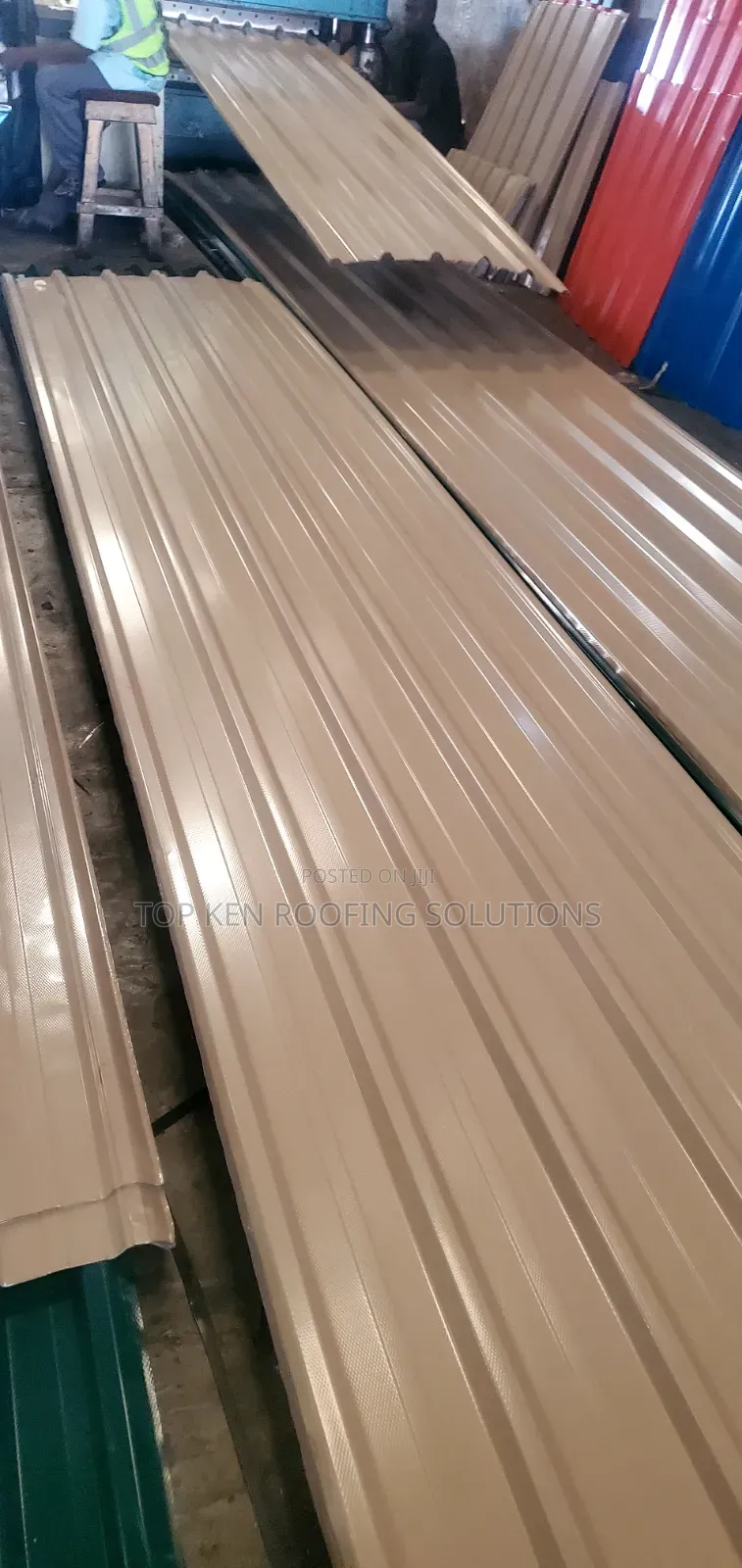 G Beige Longspan Sheet 0.70 Grade B
