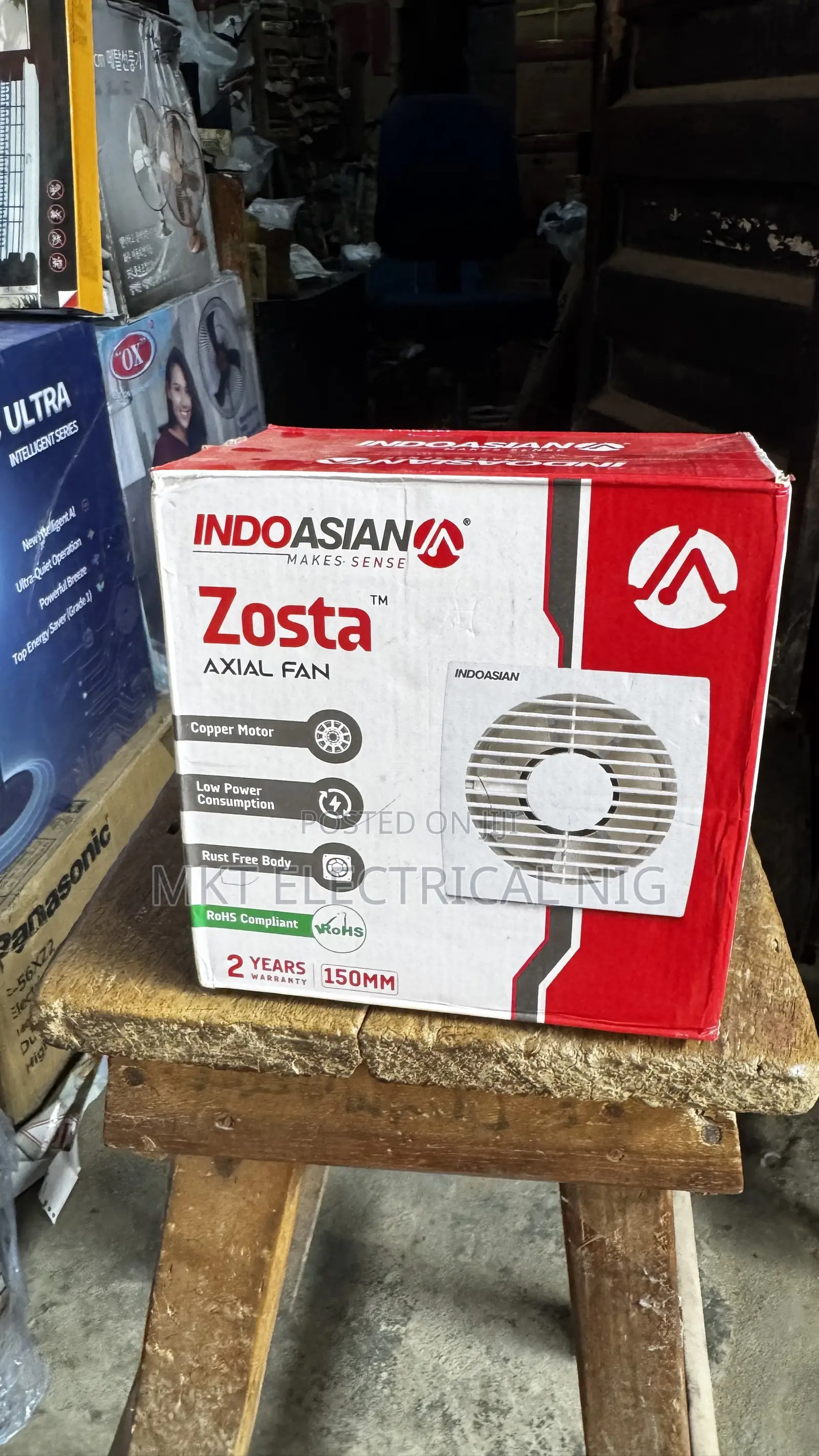 Indoasian 4” & 6” Axial Ventilation Fan