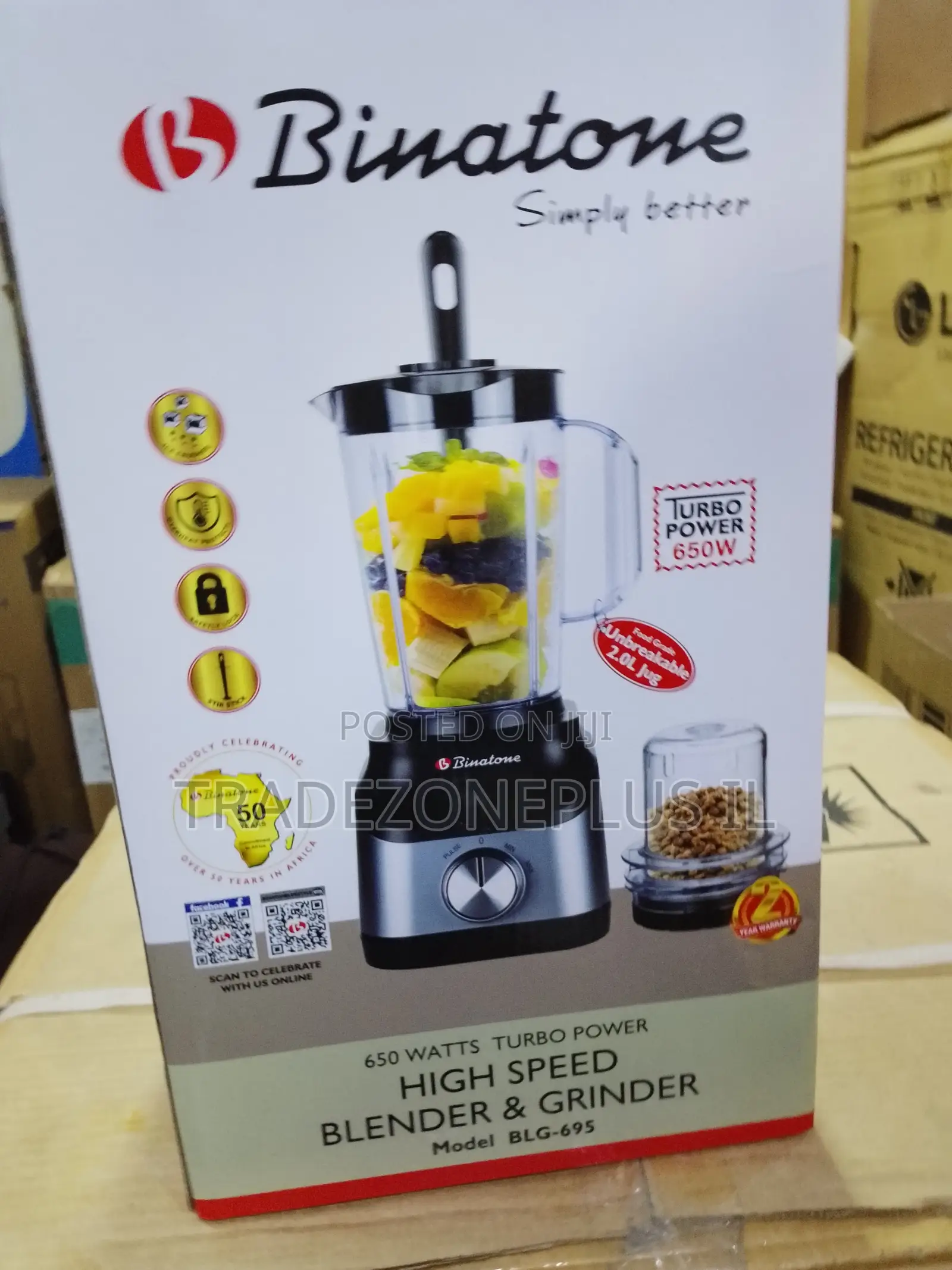 Enjoy Easy Blending With Binatone 2.0L Blender