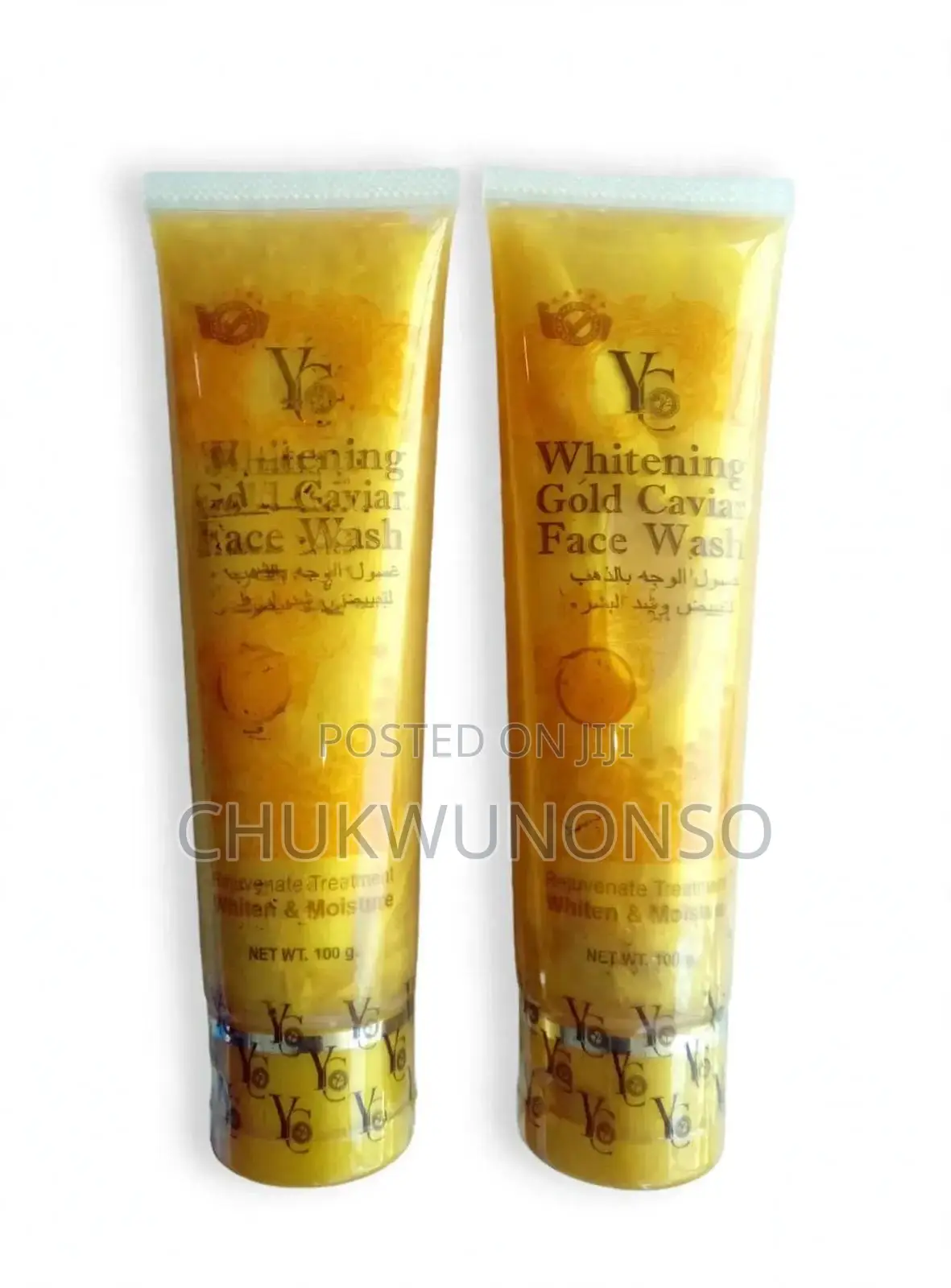YC Whitening Gold Caviar Face Wash 100g - Whiten and Brighten
