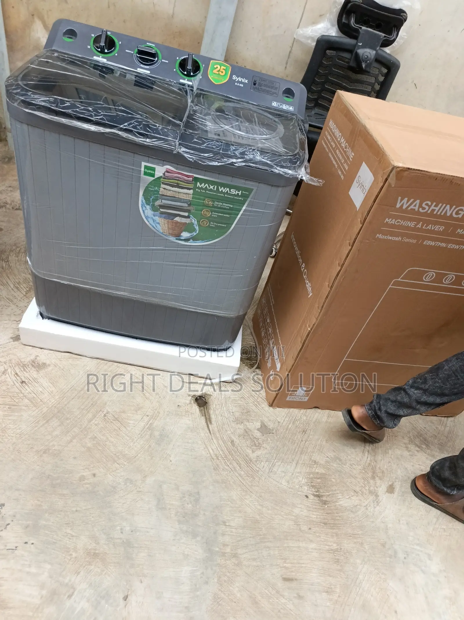 Syinix Efficient Clothes Washer With Dual Tub Design
