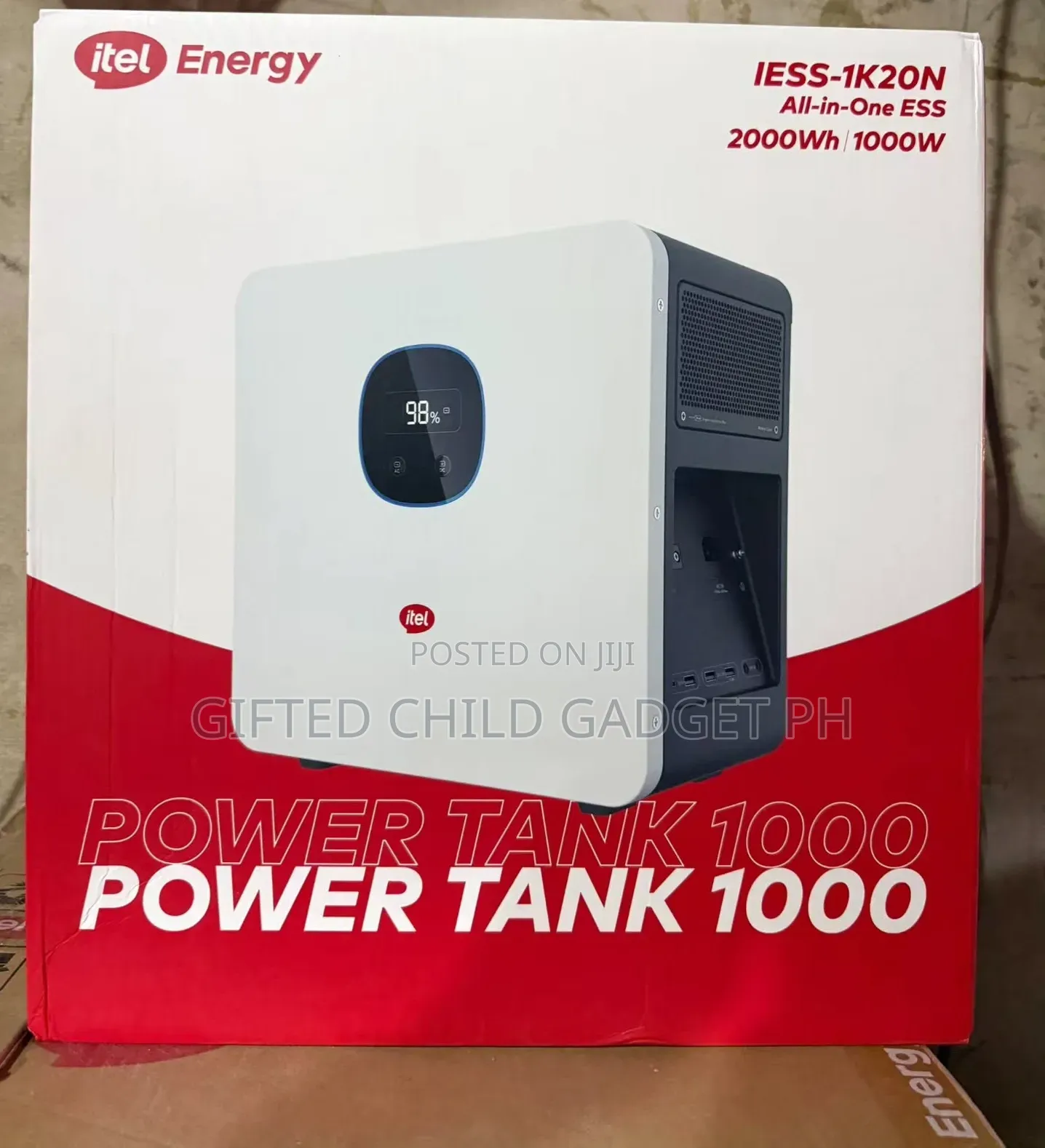 Itel Power Tank 1000 Pro Double 2kwh 1000w