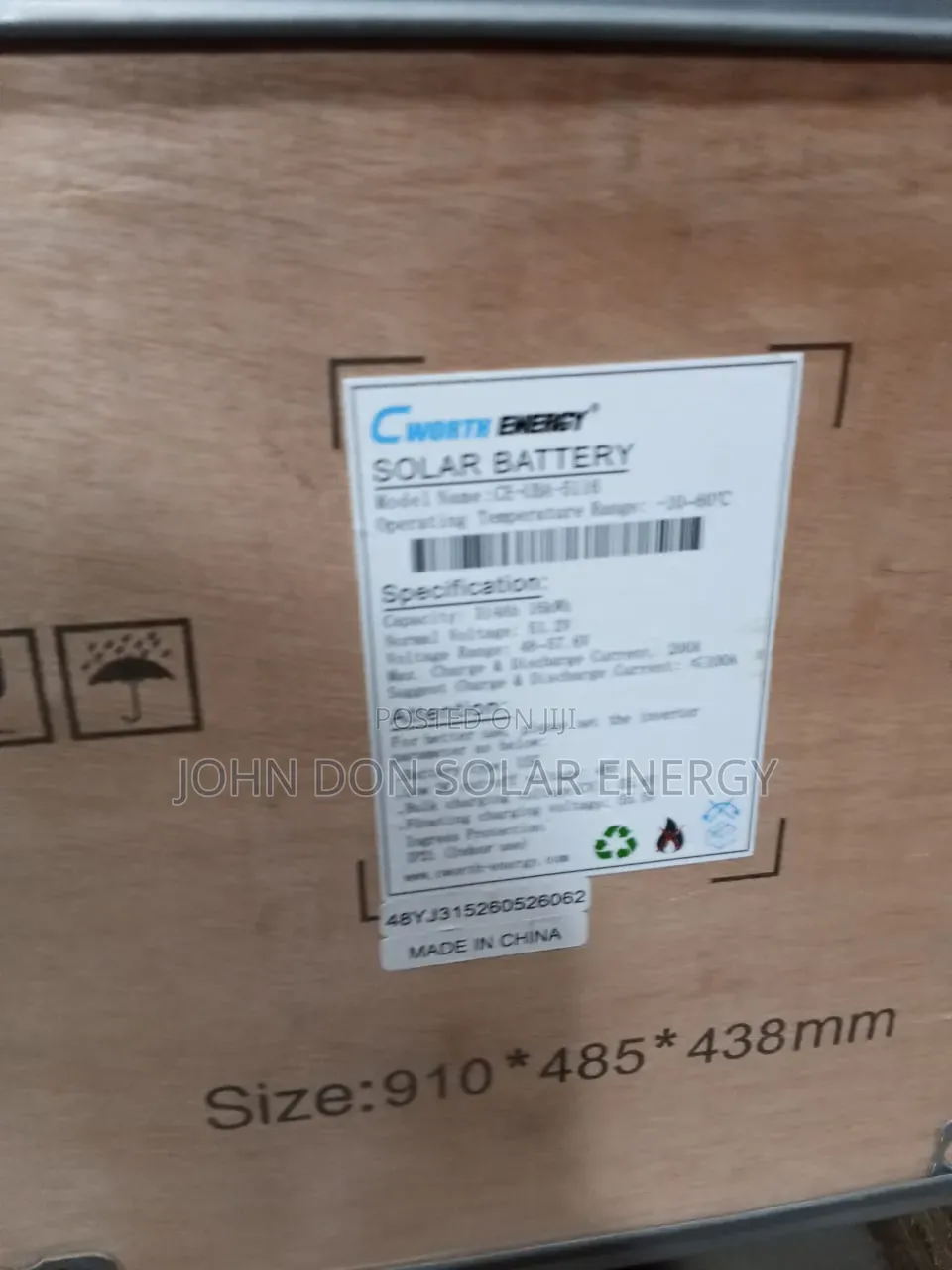 Trusted Quality 10kwh 48v Cworth Energy Lithium Battery