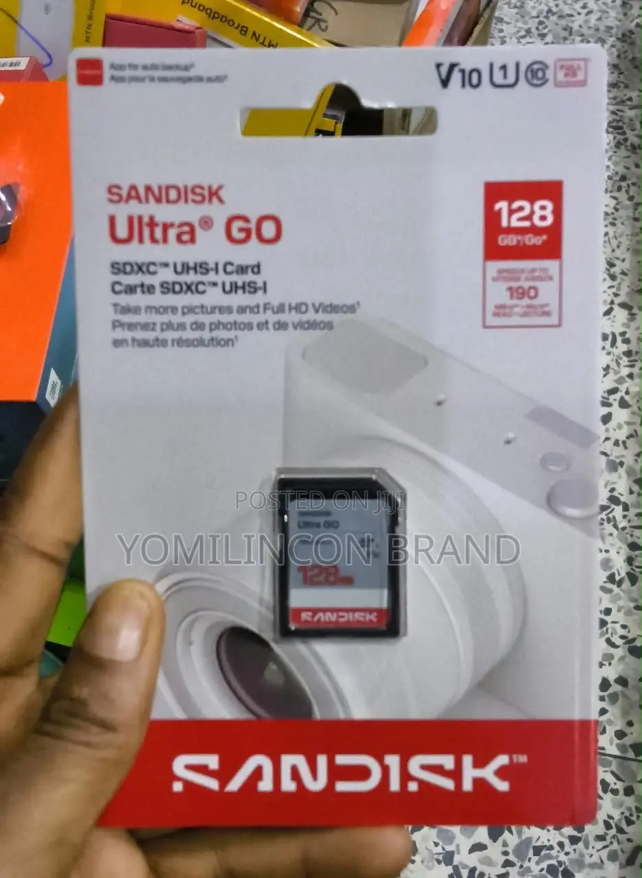 SanDisk 128GB Ultra SDXC UHS-I Memory Card, Full HD, SD Card,128G