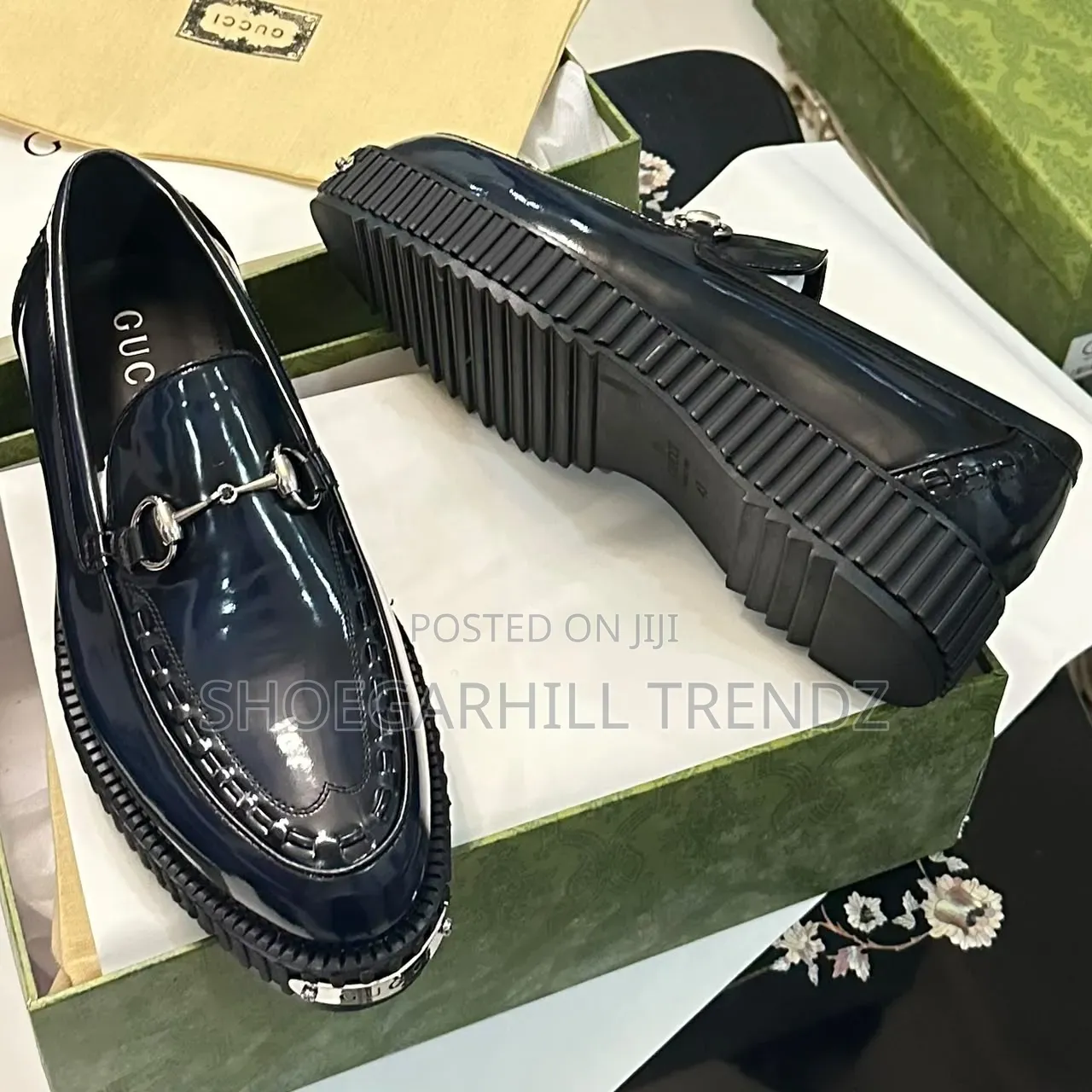 Quality Lux Patent Leather With Chunky Sole
