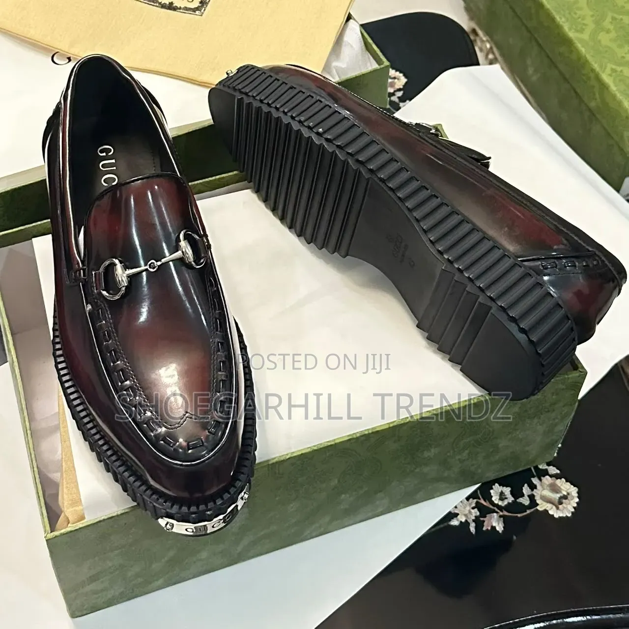 Quality Lux Patent Leather With Chunky Sole