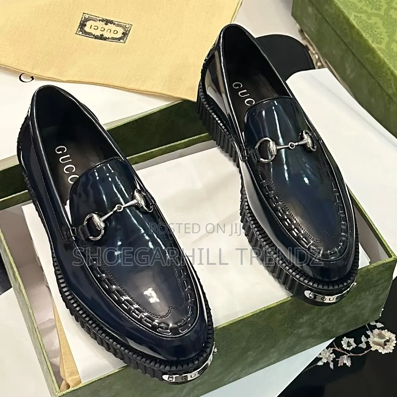 Quality Lux Patent Leather With Chunky Sole