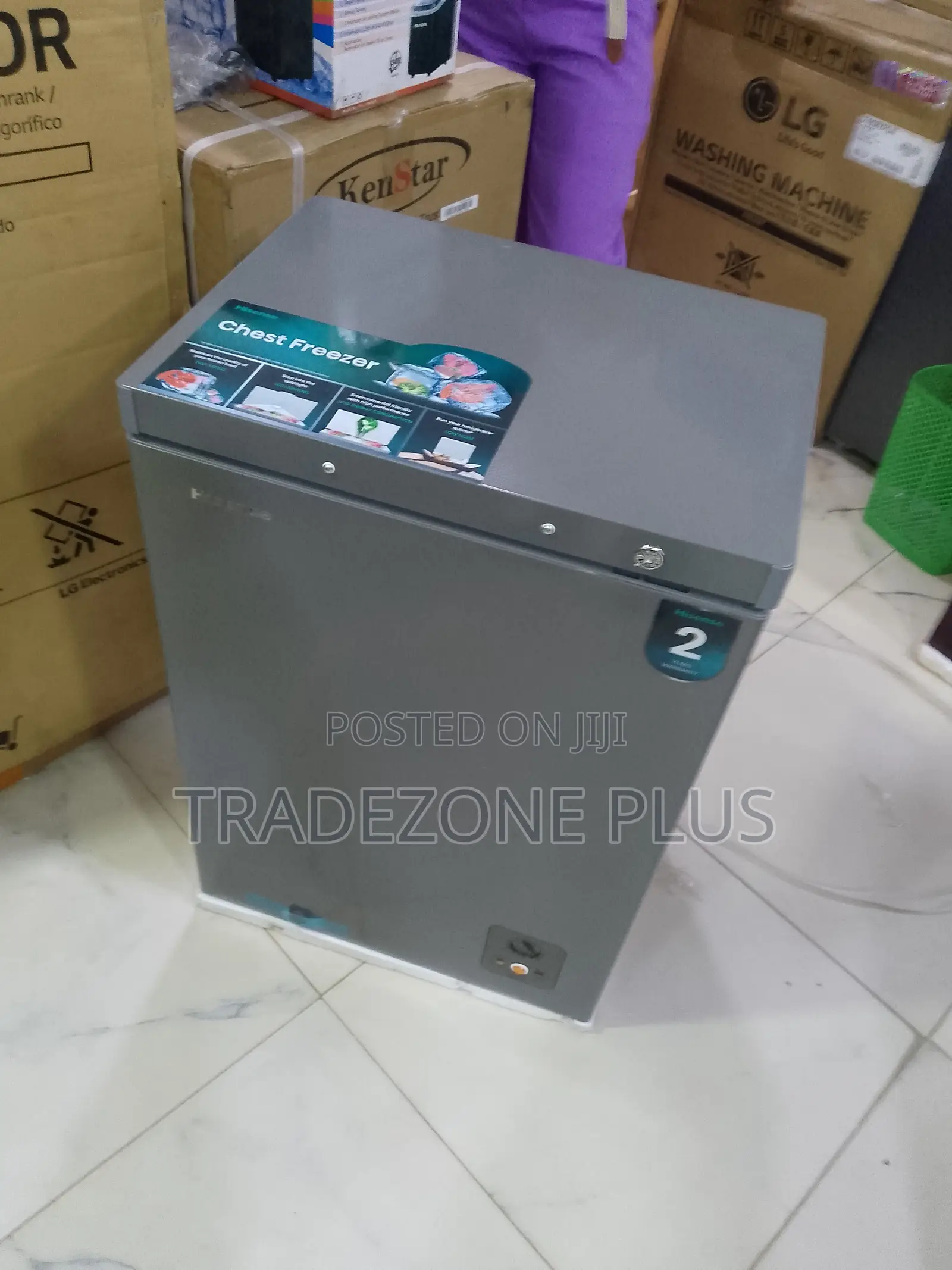 Hisense 97L Deep Freezer for Frozen Meat and Fish