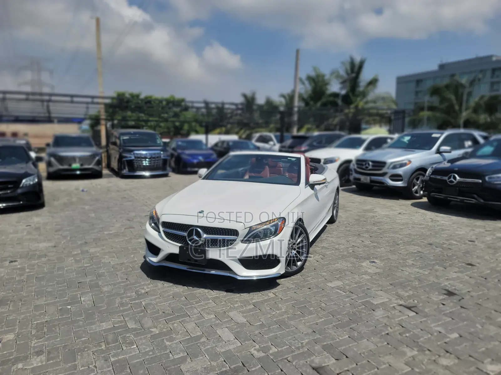 Mercedes-Benz C300 Base C300 AWD 4MATIC Cabriolet 2018 White