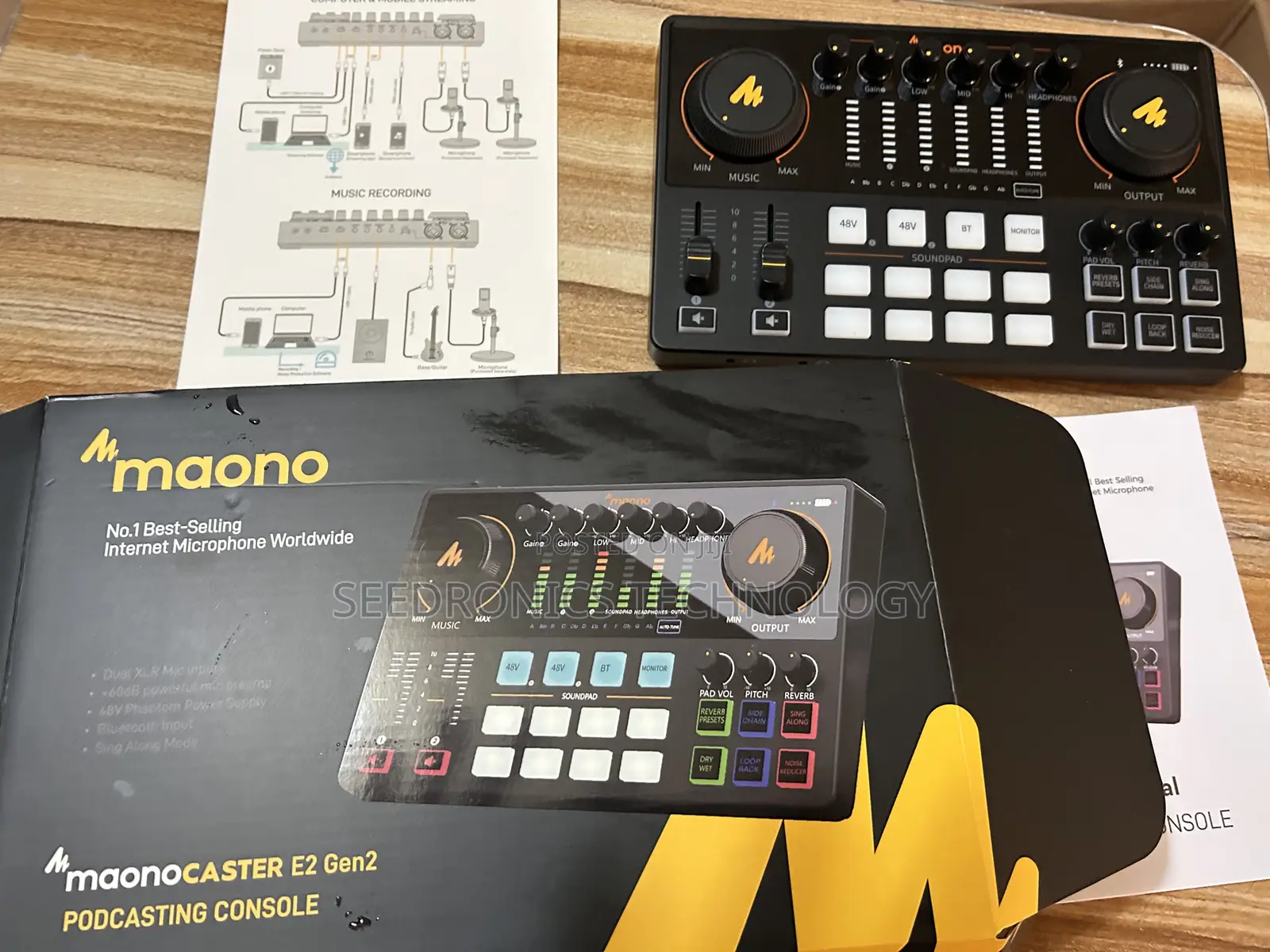 Soundcard MaonoCaster E2 Gen2 Audio Mixer for Recording/Stream