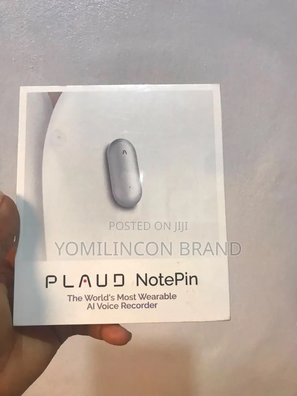 Plaud NotePin S Wearable AI Voice Recorder,Transcribe&Summarize,Silver