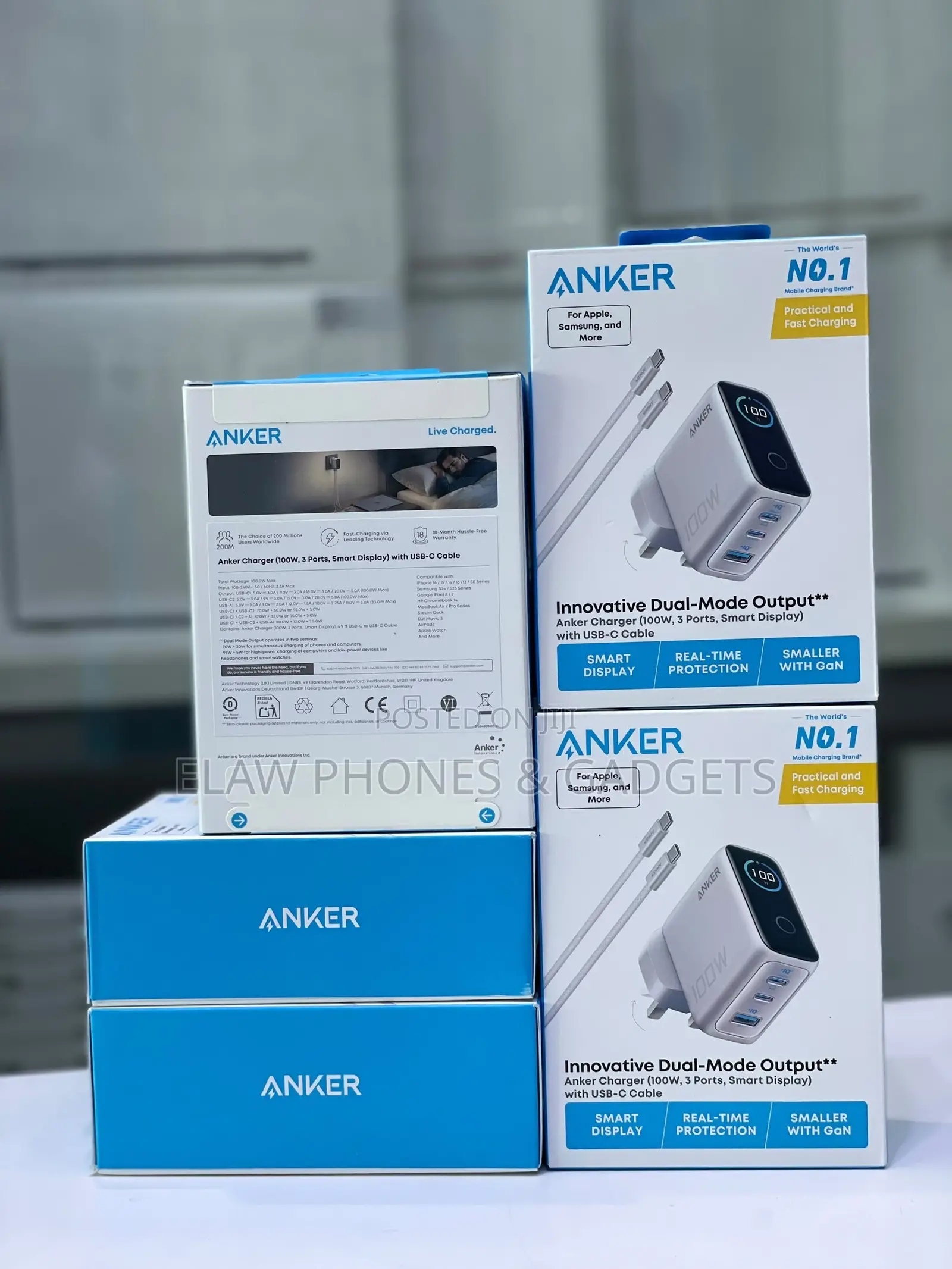 Anker 100W 3 Port Fast Charger