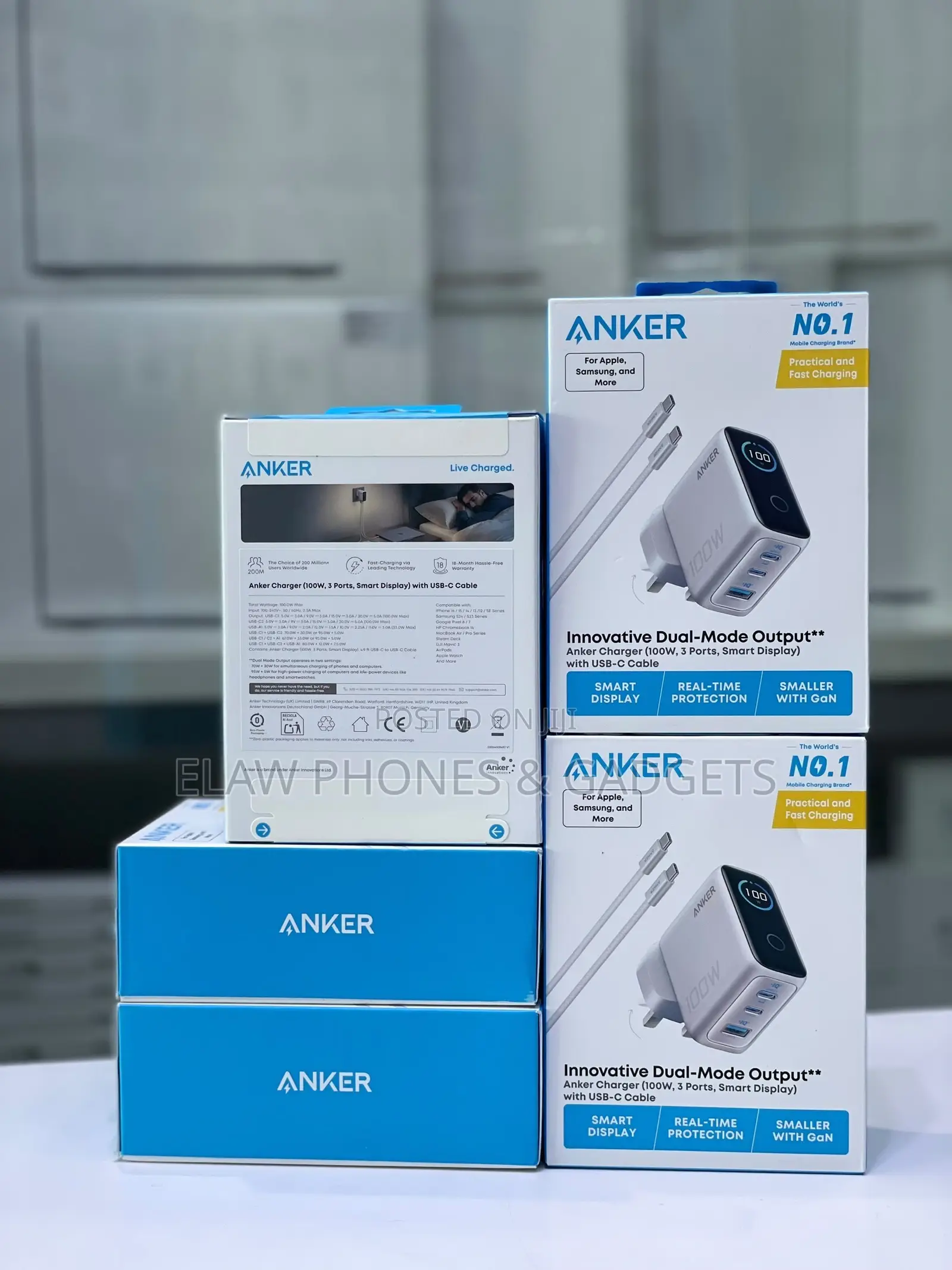 Anker 100W 3 Port Fast Charger