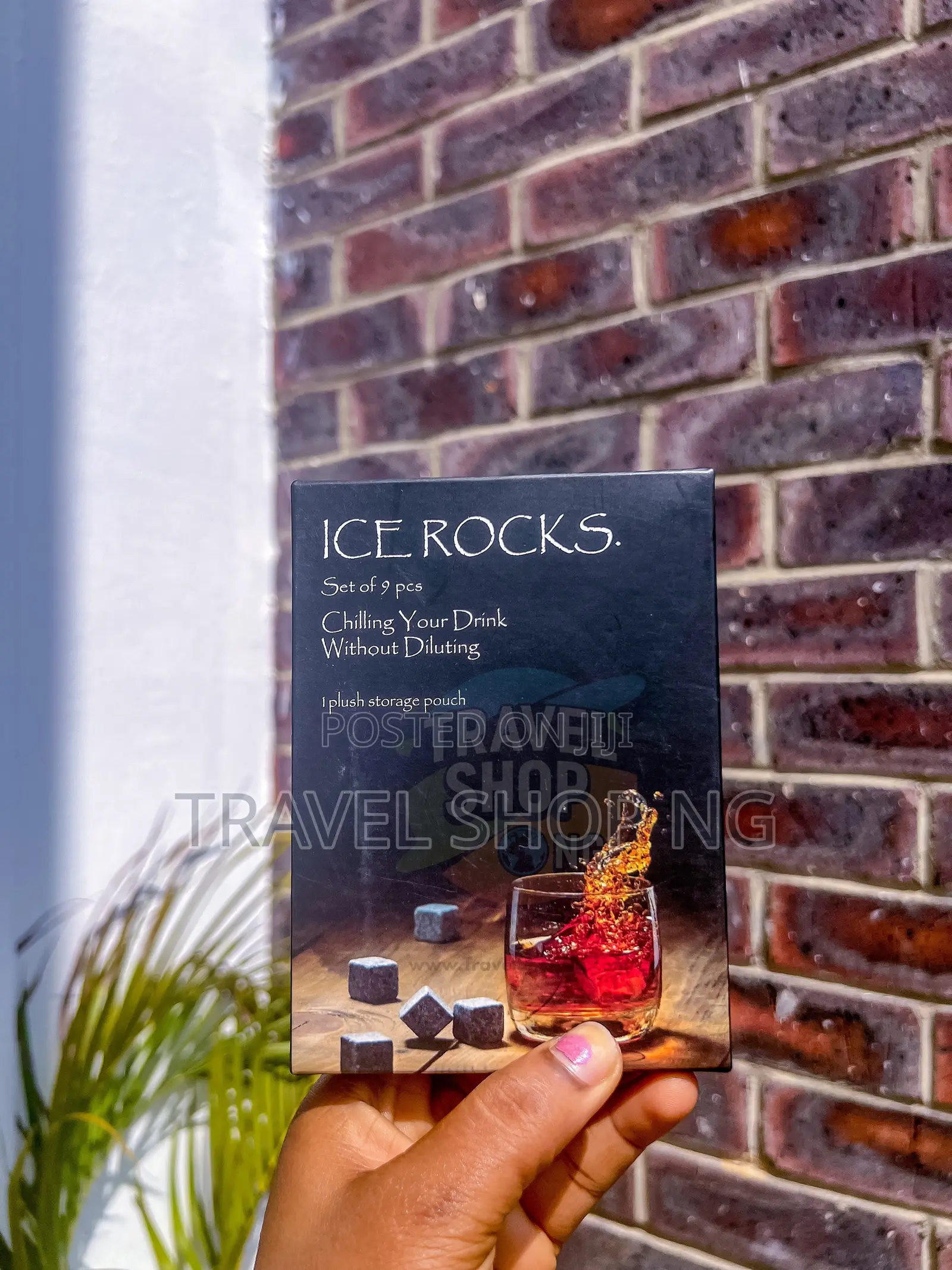 Ice Rocks( Whisky Stones, Paper Box With Pouch)