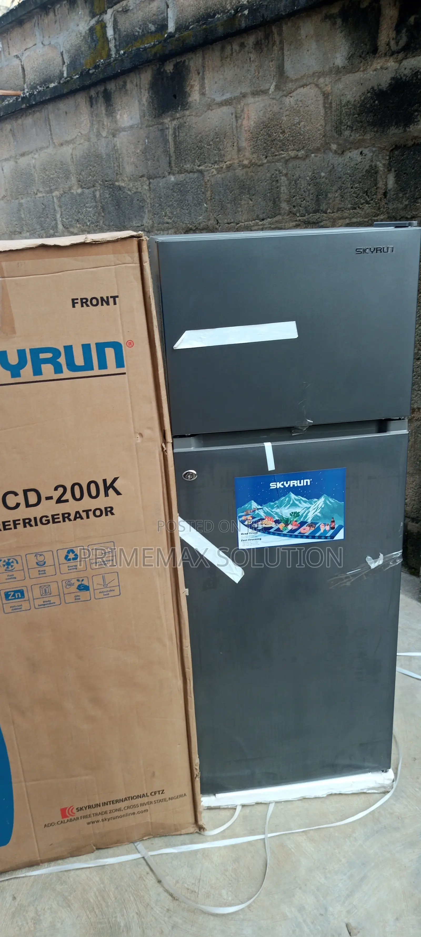 Skyrun 200 Litre Top Mount Refrigerator