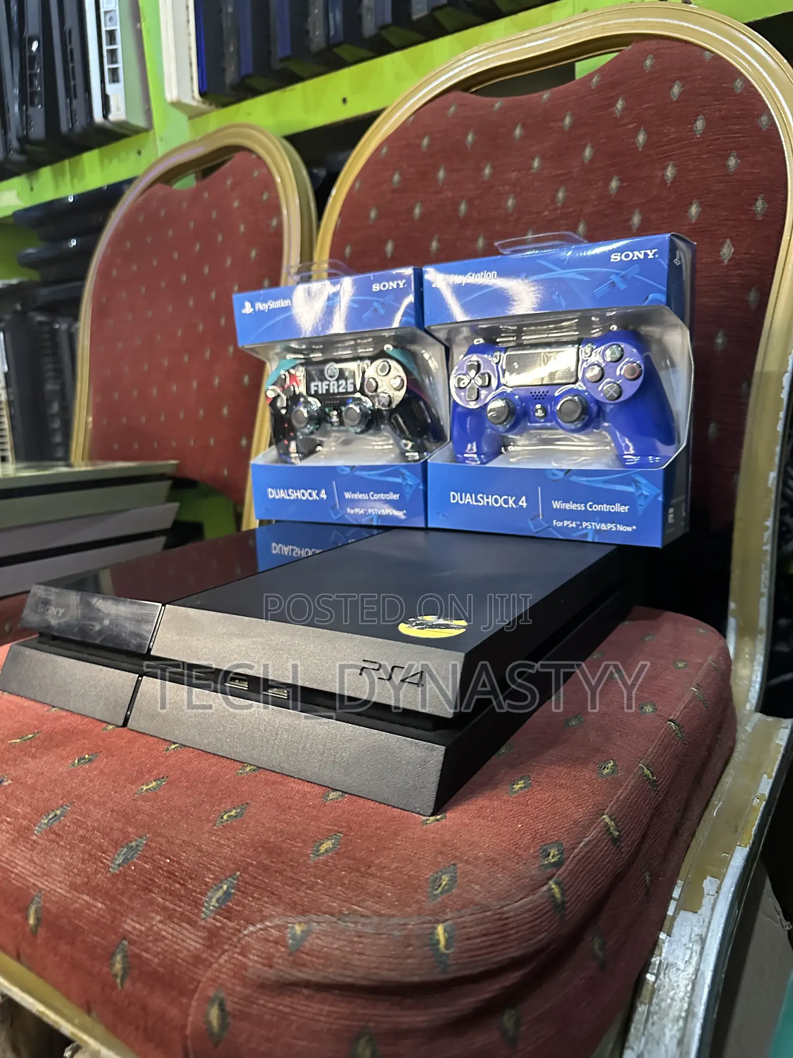Ps4 Fat UK Used With 2 Controllers and Warranty