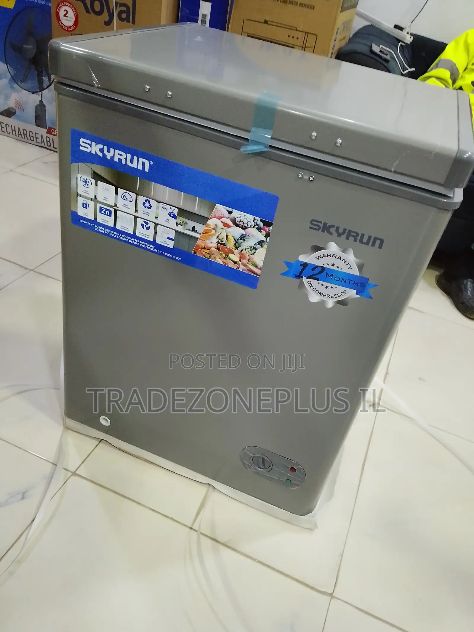 Skyrun 100L Chest Freezer for Frozen Food Storage
