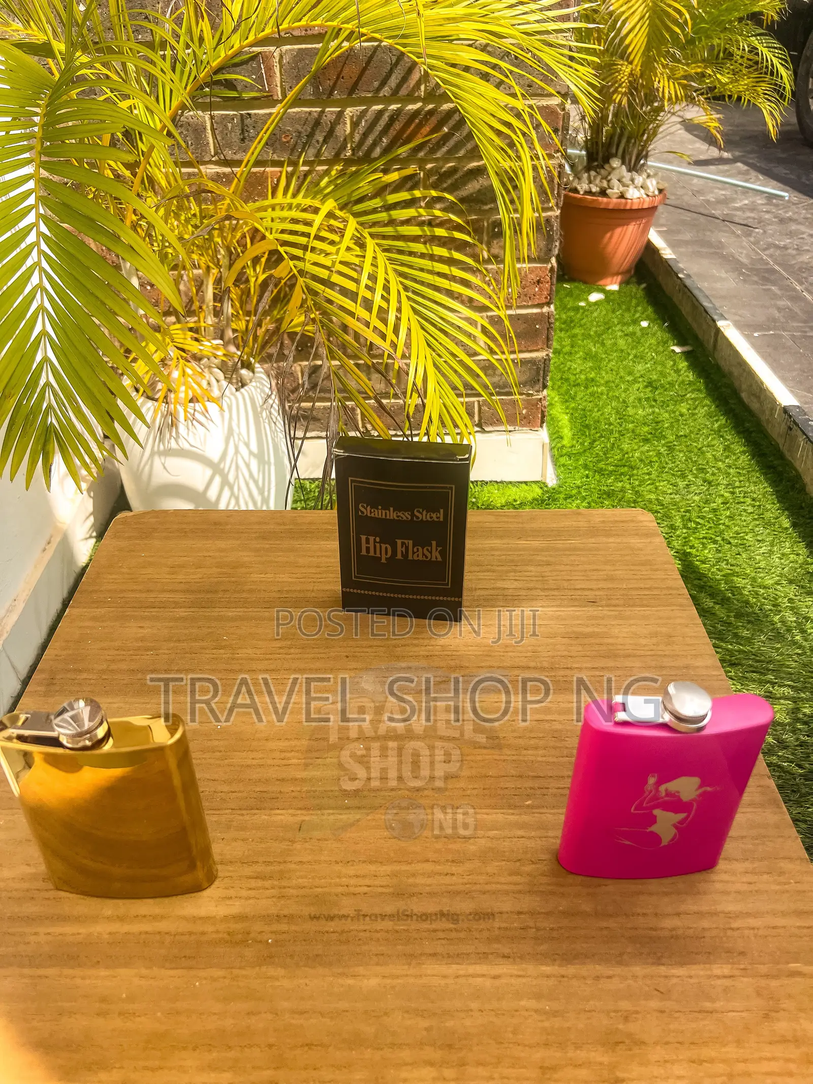 Stainless Steel Hip Flask( Portable Pocket Flask for Drinks)