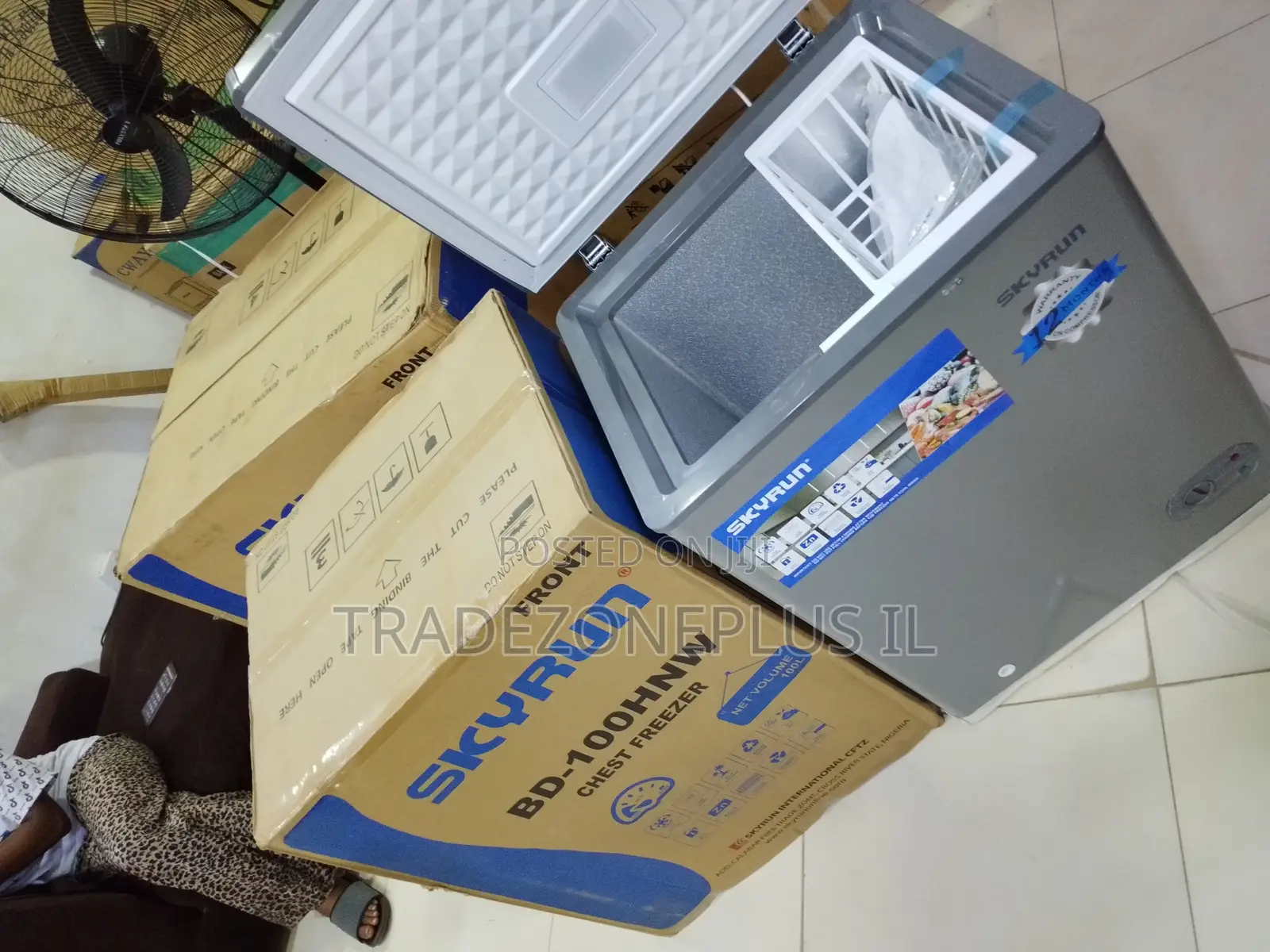 Great Value Skyrun BD 100HNW Chest Freezer